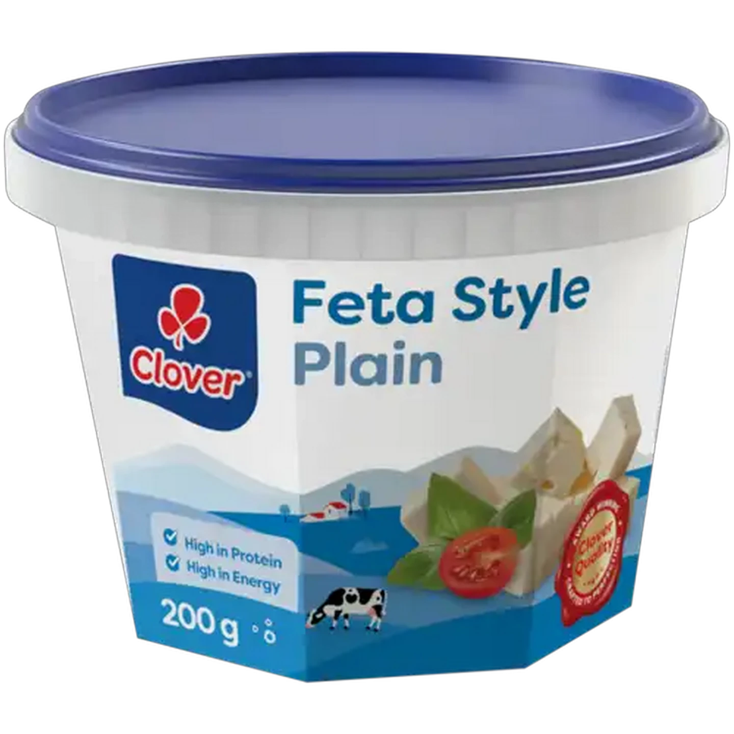 Image of Clover Plain Feta-Style Cheese 200g