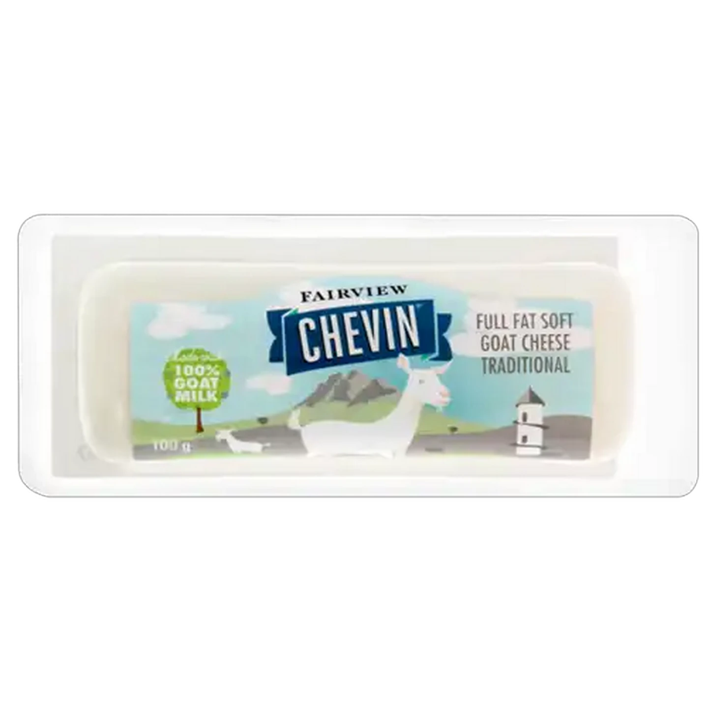 Image of Fairview Chevin Traditional Full Fat Soft Goat Cheese 100g