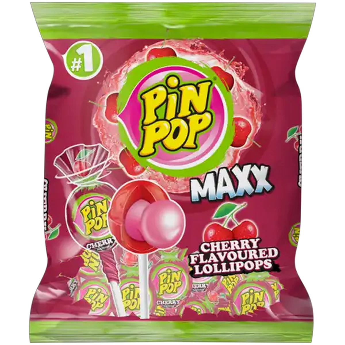 Checkers Sixty60 | Pin Pop Maxx Cherry Flavoured Lollipops 8 pack