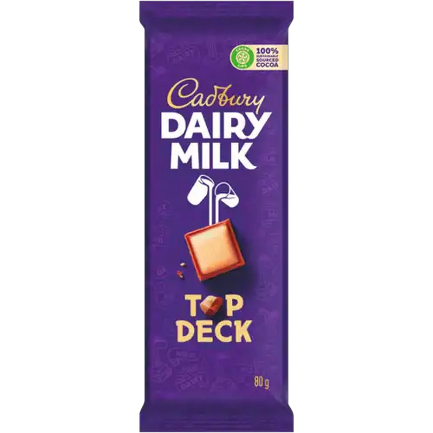Image of Cadbury Dairy Milk Top Deck Chocolate Slab 80g