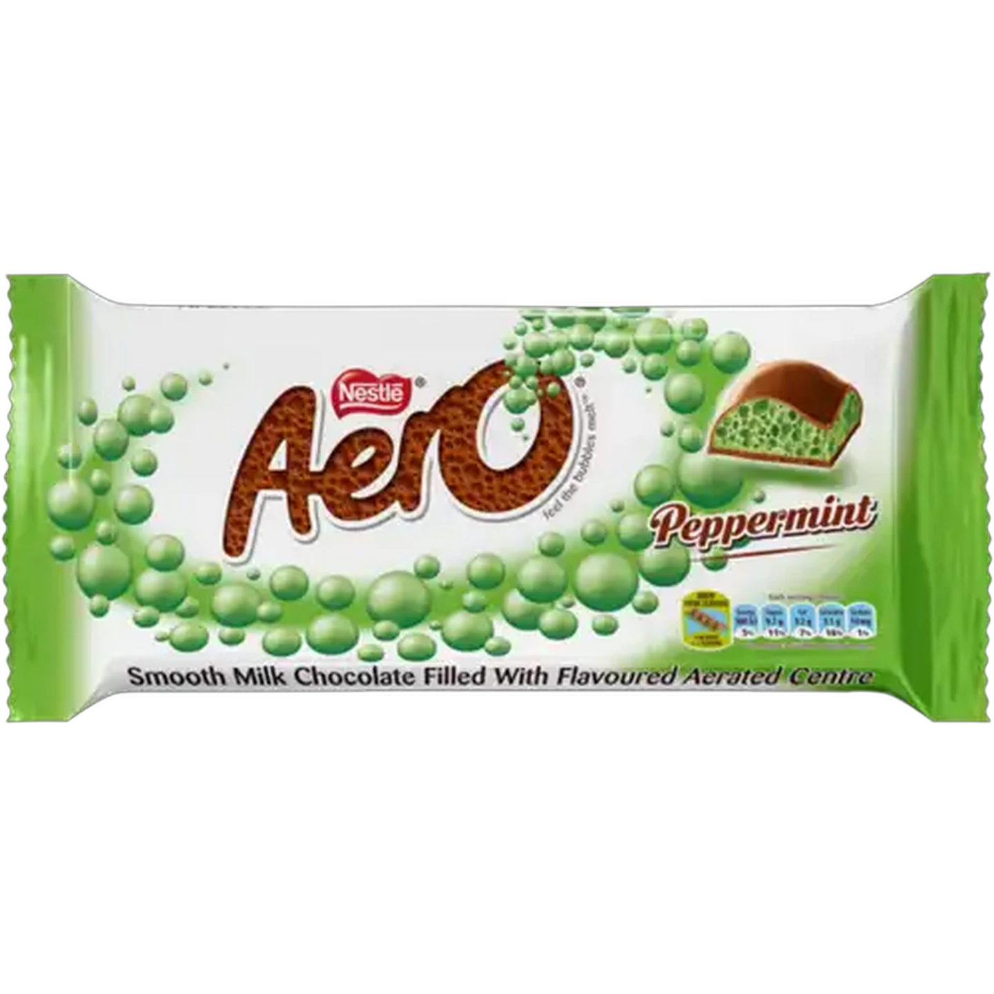 Image of Aero Peppermint Milk Chocolate Slab 135g