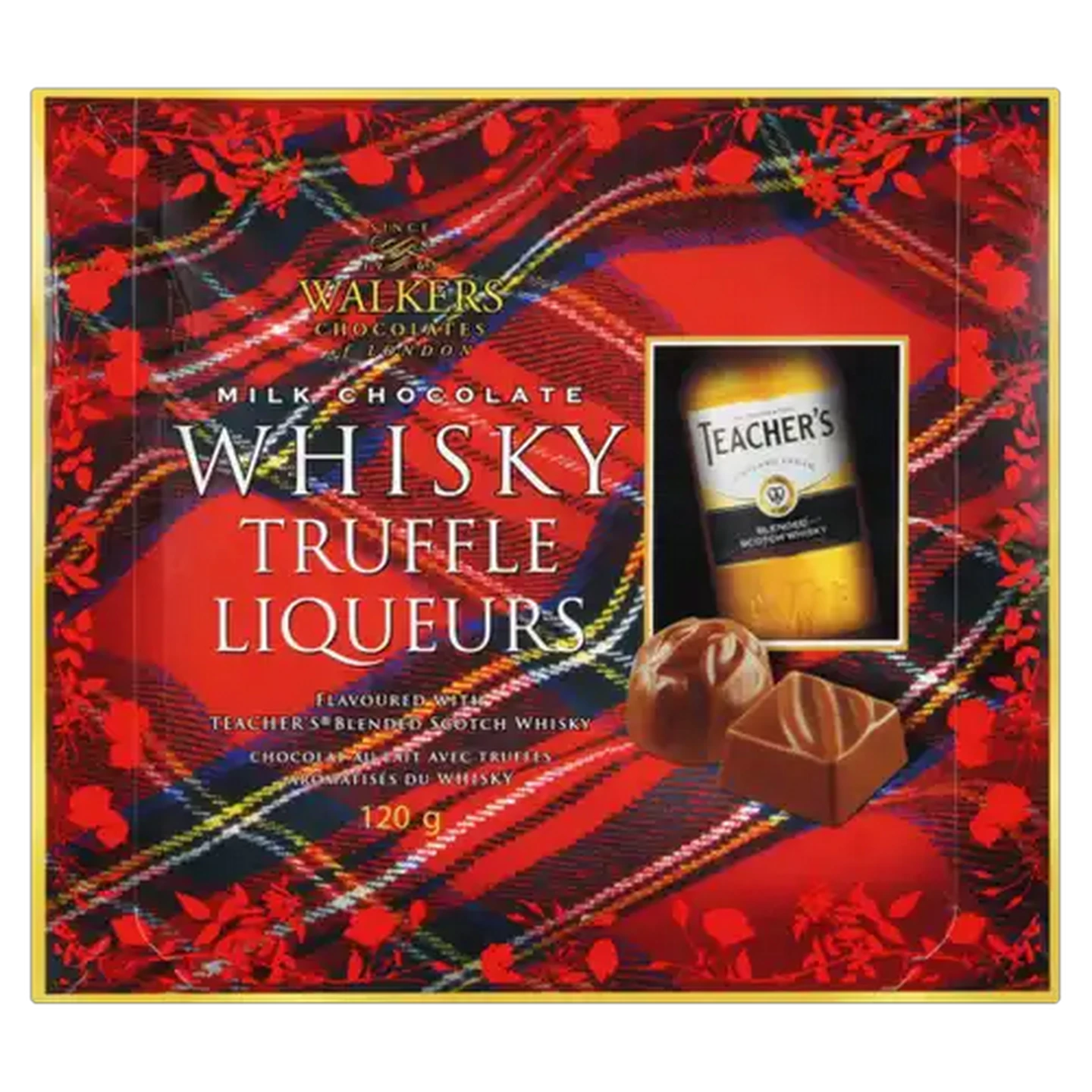 Image of Walkers Whisky Choc Truffles Liqueurs 150g