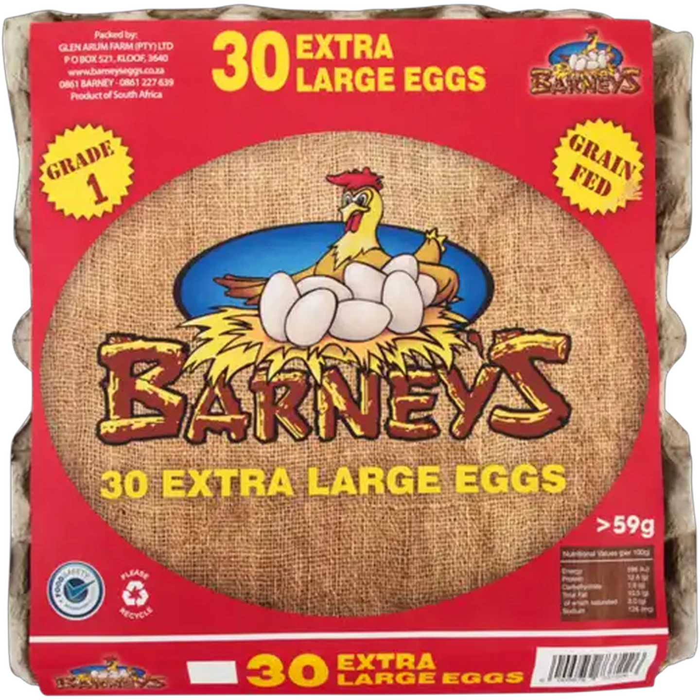 Image of Barney's Extra Large Eggs 30-Pack