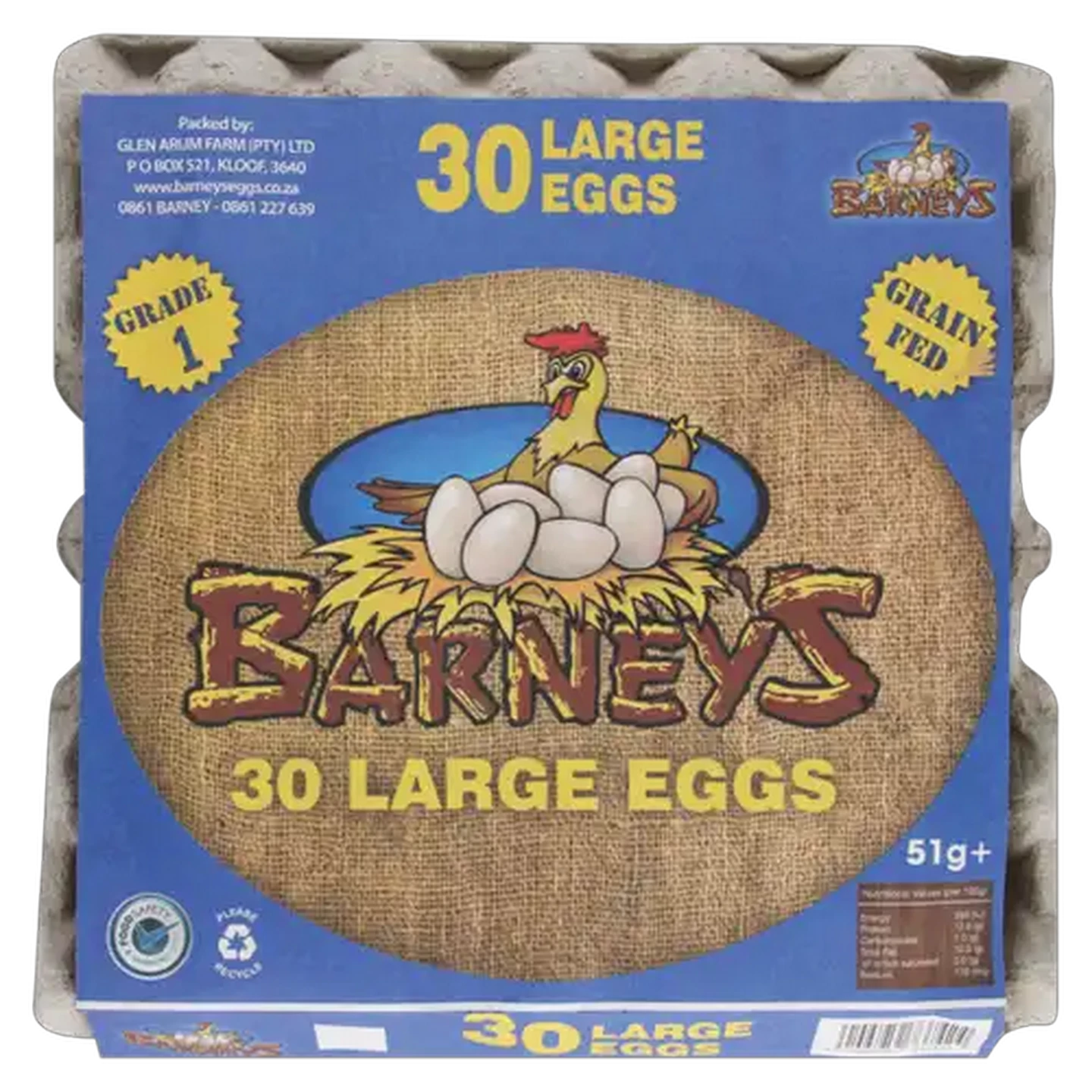 Image of Barney's Large Eggs 30 Pack