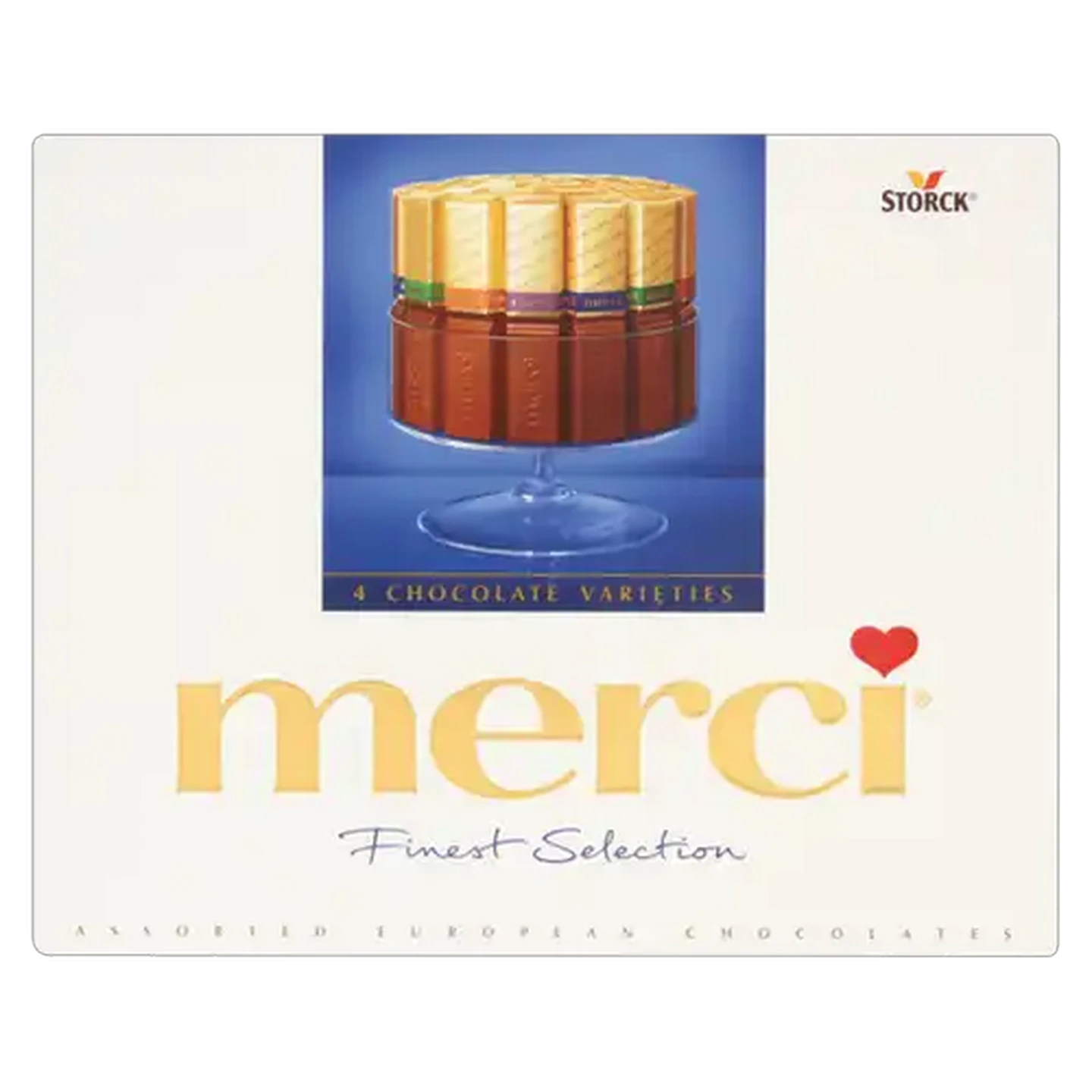 Image of Storck Merci Finest Selection Assorted European Milk Chocolates 250g