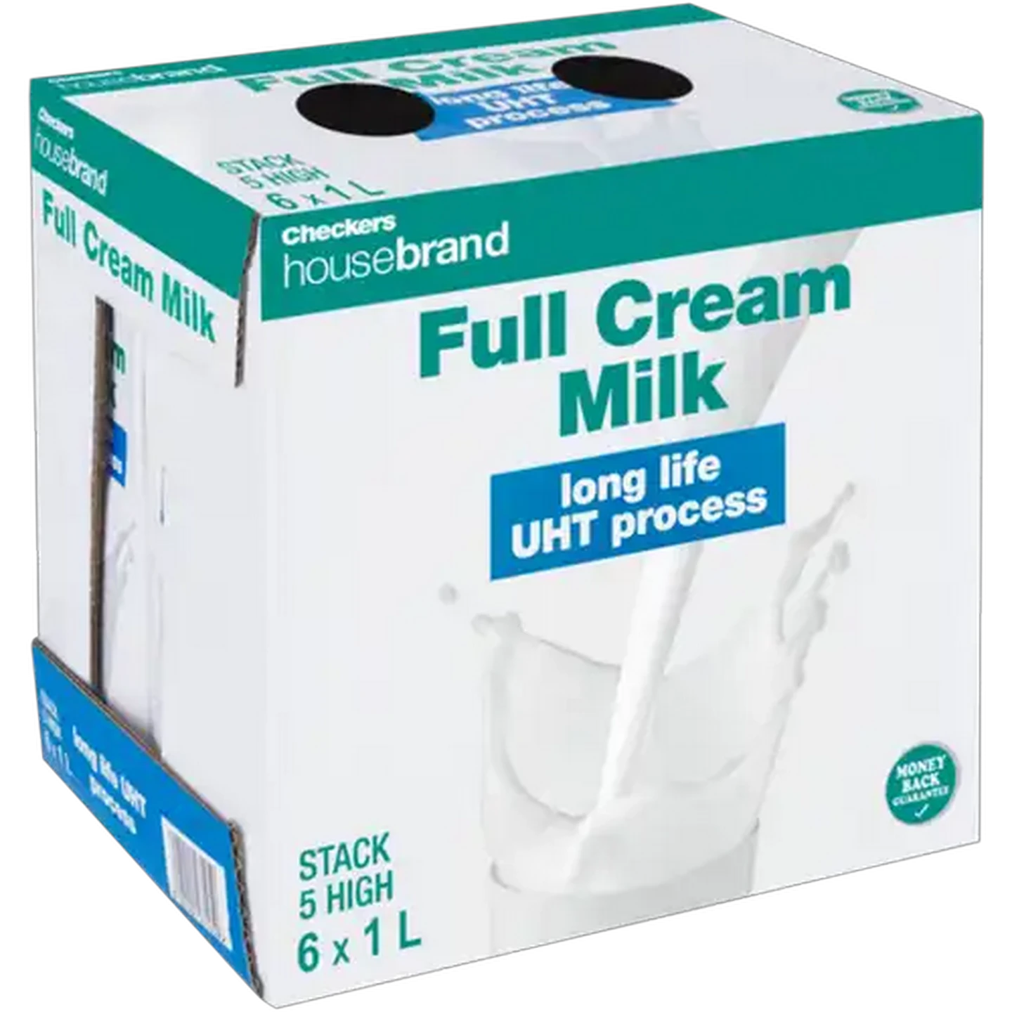 Checkers Sixty60 | Checkers Housebrand Full Cream Milk 6 x 1L