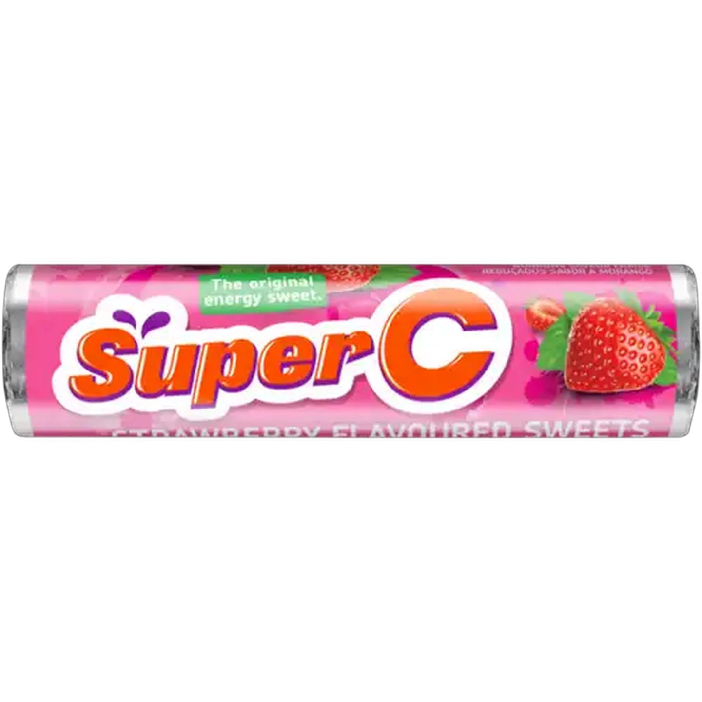 Image of Super C Strawberry Flavoured Sweets 36.6g