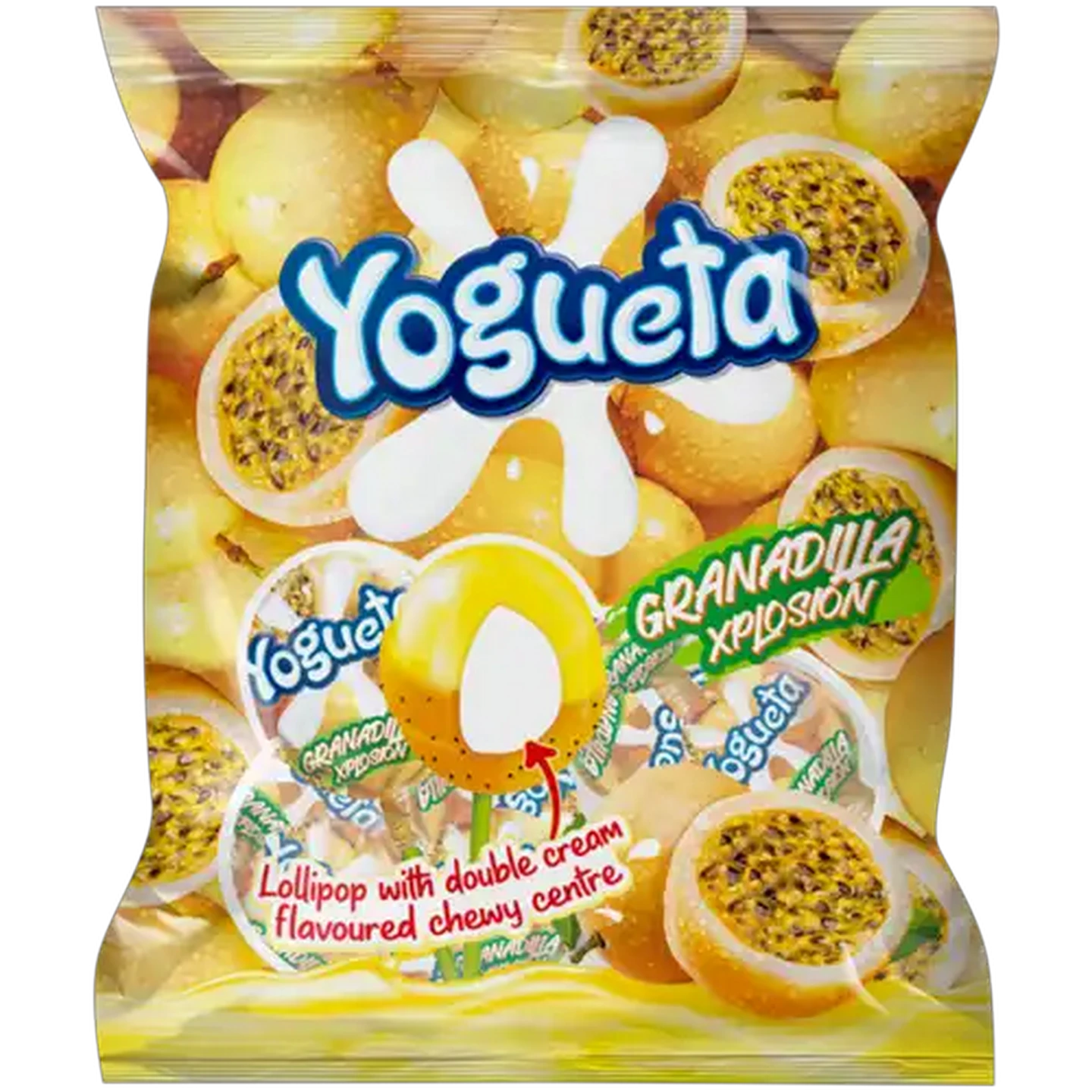 yotakochanNo.6 10枚 Checkers Sixty60 | Yogueta Granadilla Flavoured Lollipops 8 Pack