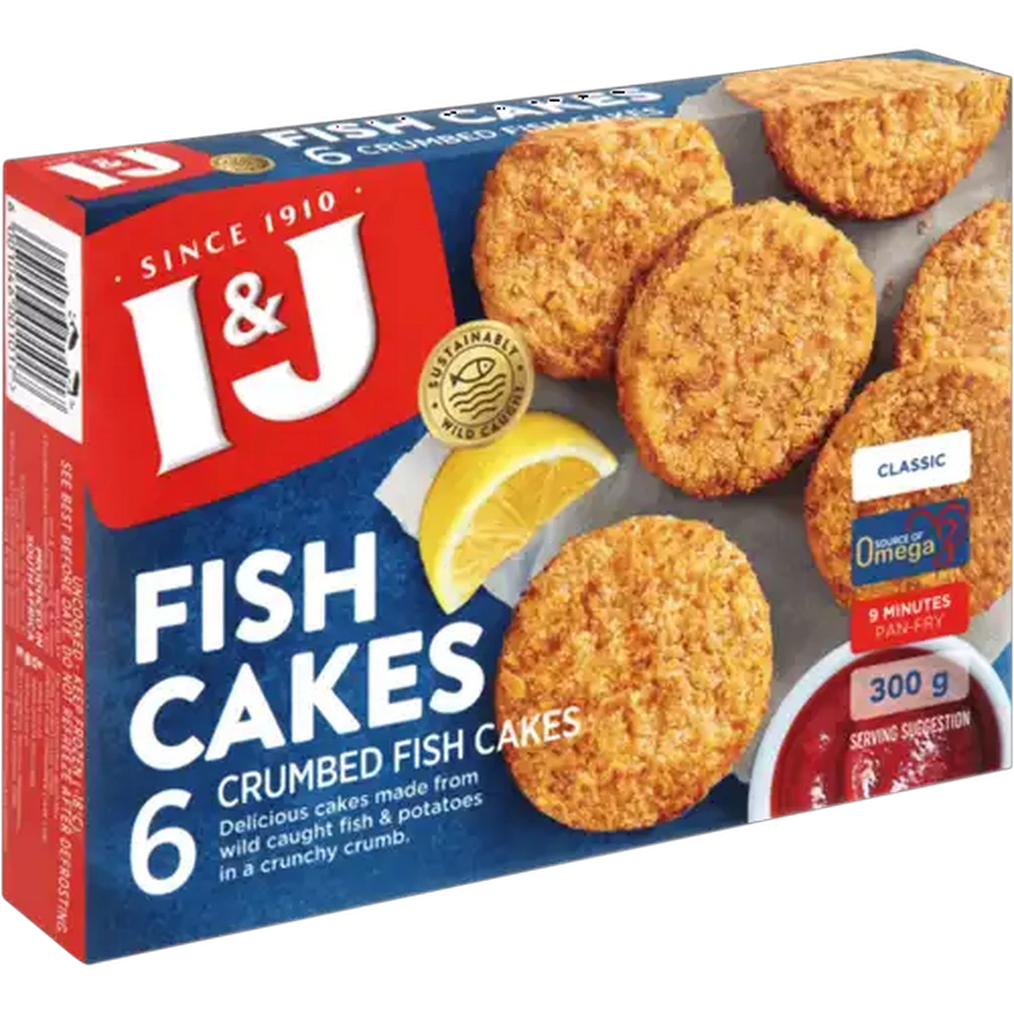 Image of I&J Frozen Fish Cakes 300g