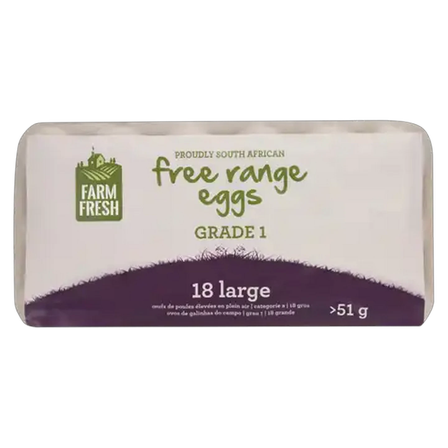Image of Farm Fresh Large Free Range Eggs 18 Pack