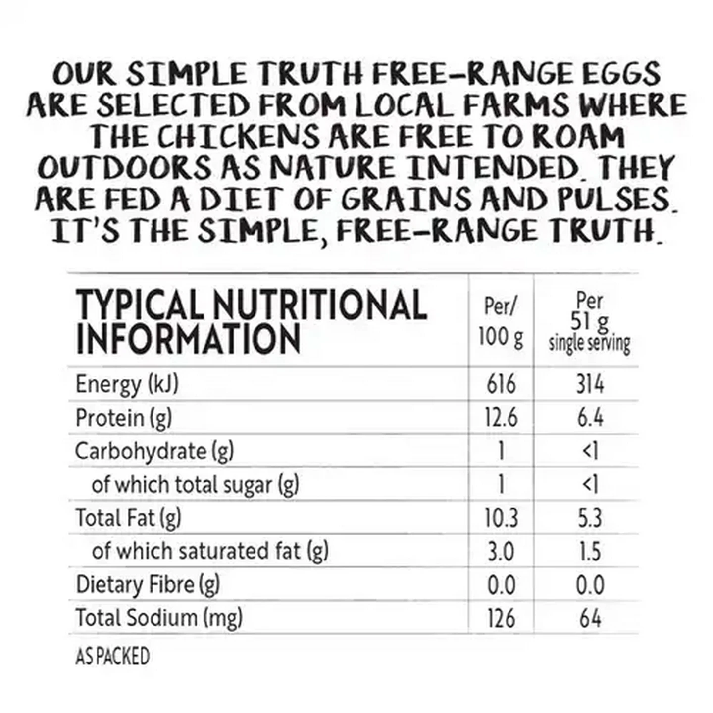 Image of Simple Truth Large Free-Range Eggs 6 Pack