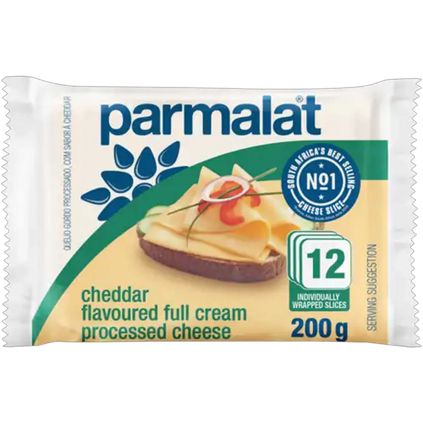 Image of Parmalat Cheddar Processed Cheese Slices 200g