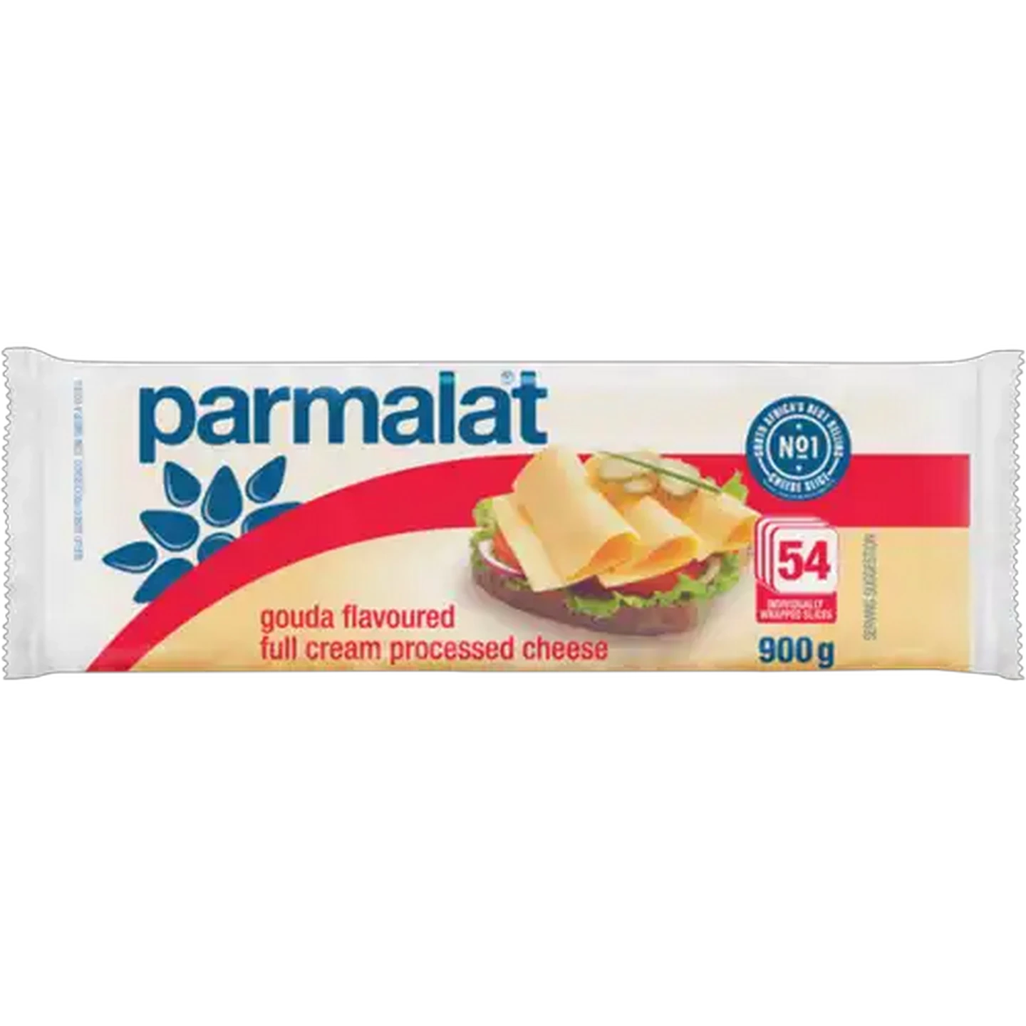 Image of Parmalat Gouda Flavoured Full Cream Processed Cheese Slices 54 Pack