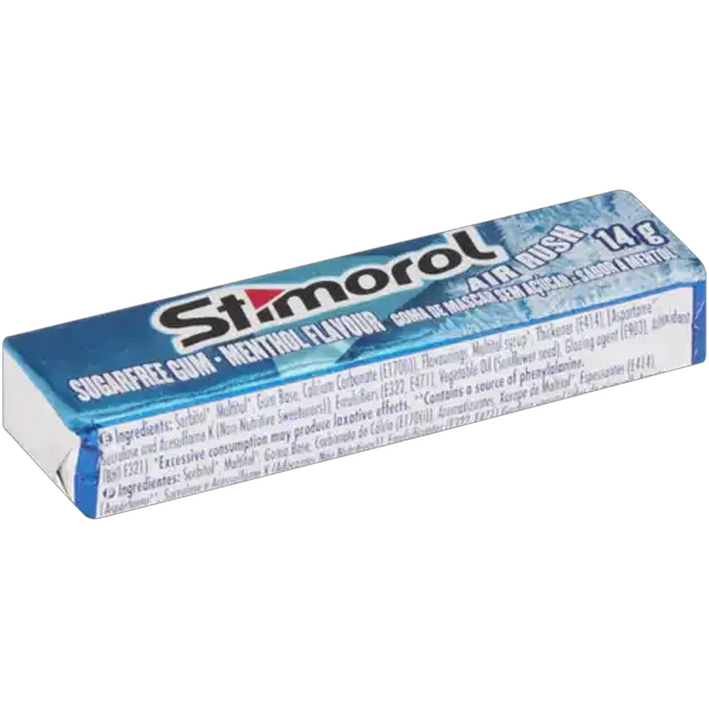 Image of Stimorol Air Rush Menthol Flavour Sugarfree Gum 10 Pack