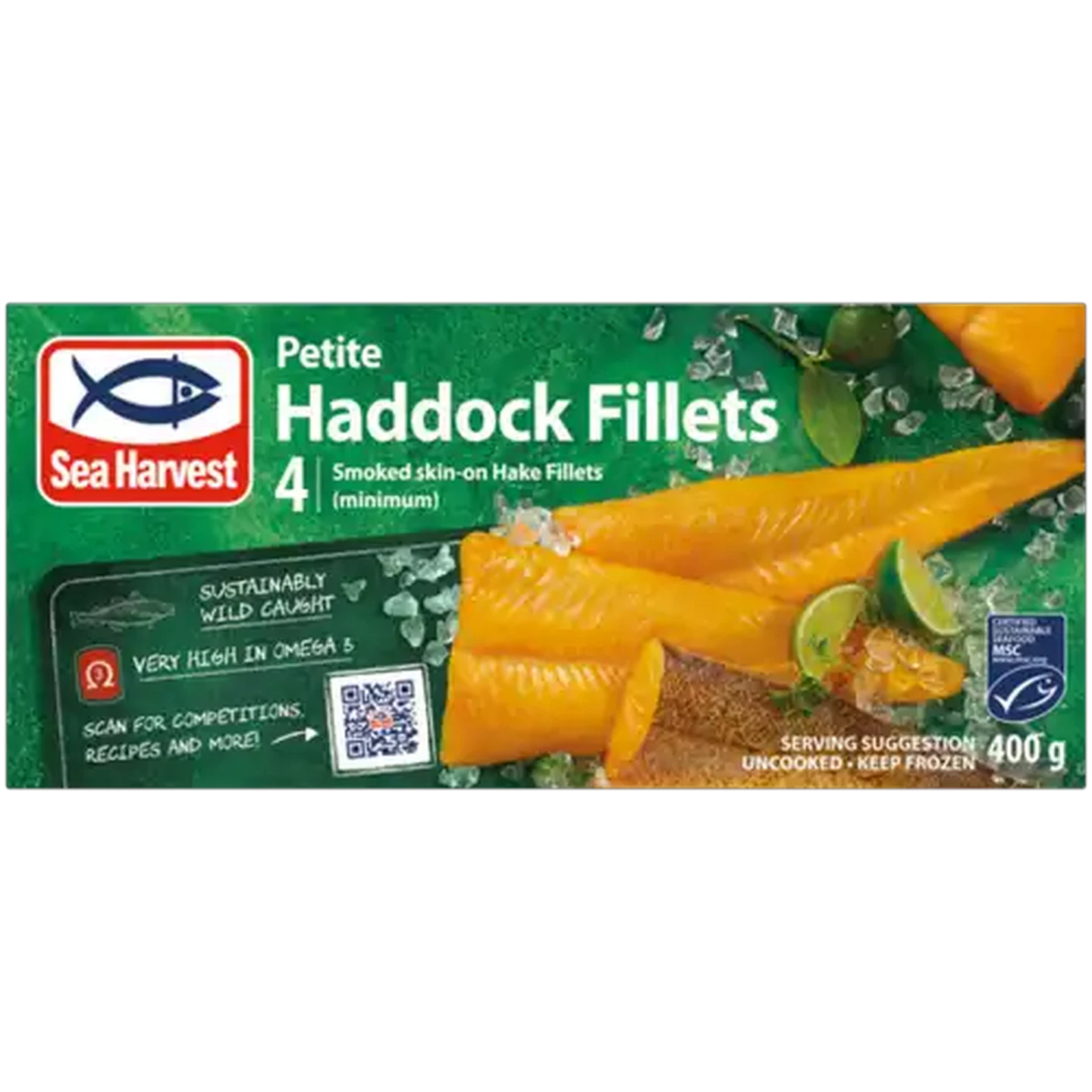 Image of Sea Harvest Frozen Petite Haddock Fillets 400g