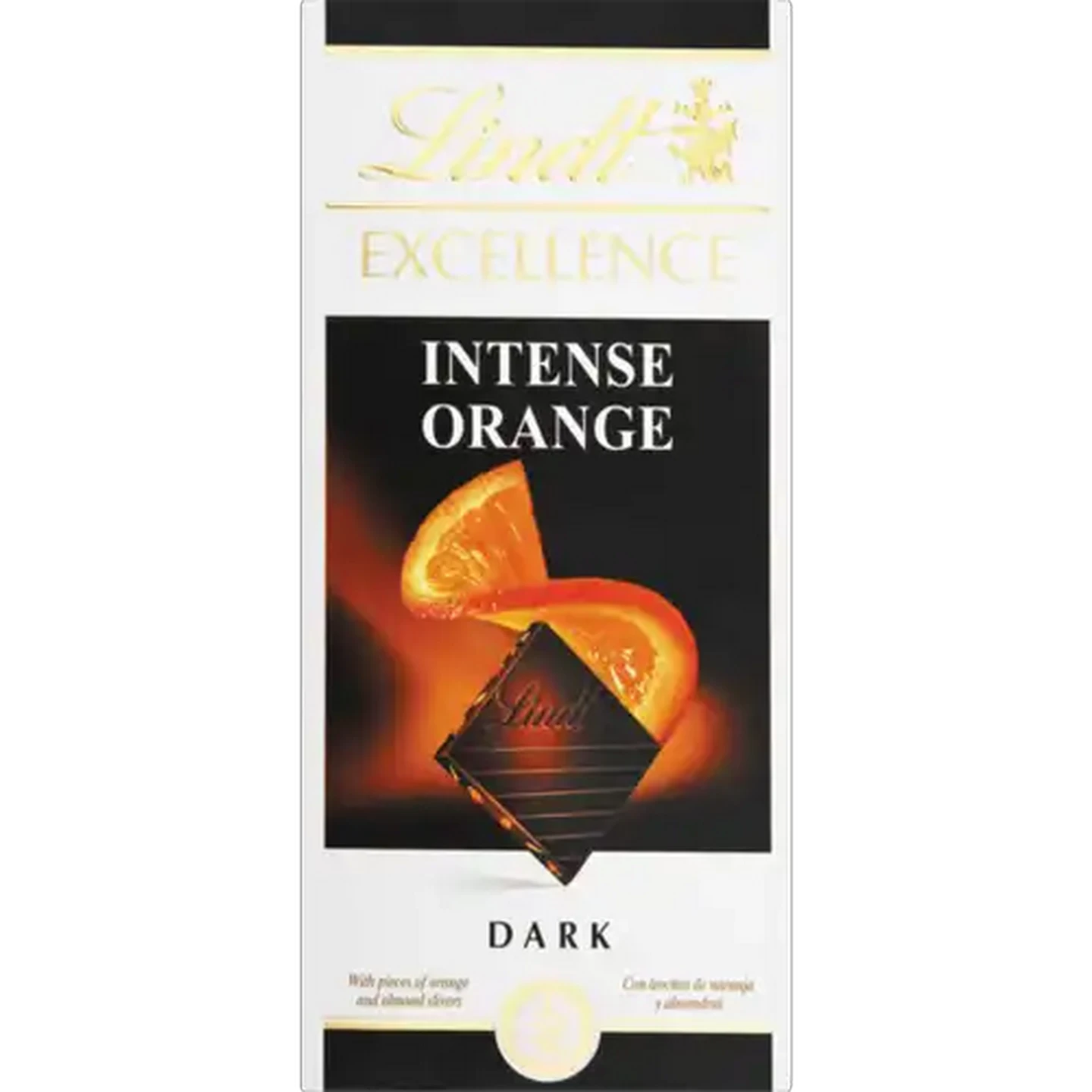 Image of Lindt Excellence Dark Orange Chocolate Slab 100g