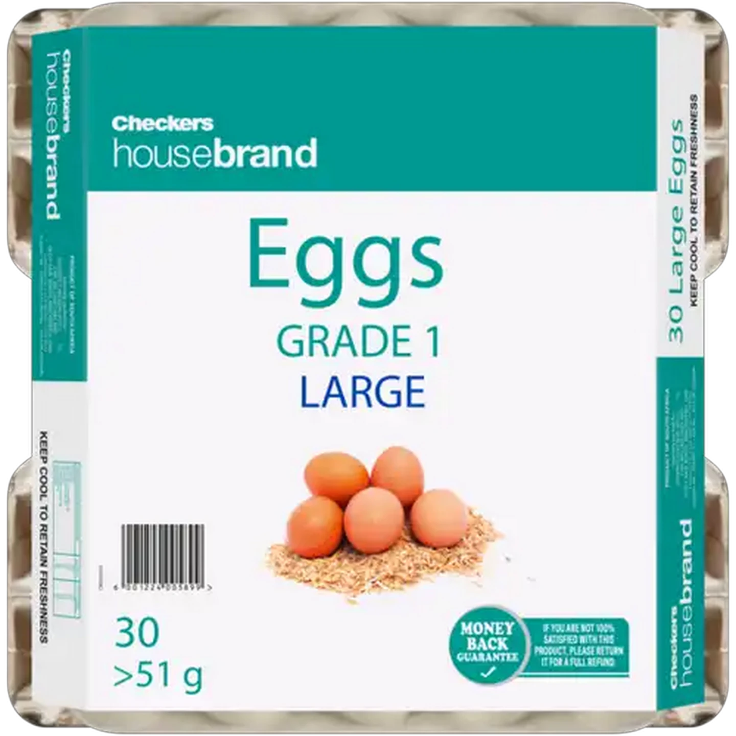 Image of Checkers Housebrand Large Eggs 30 Pack