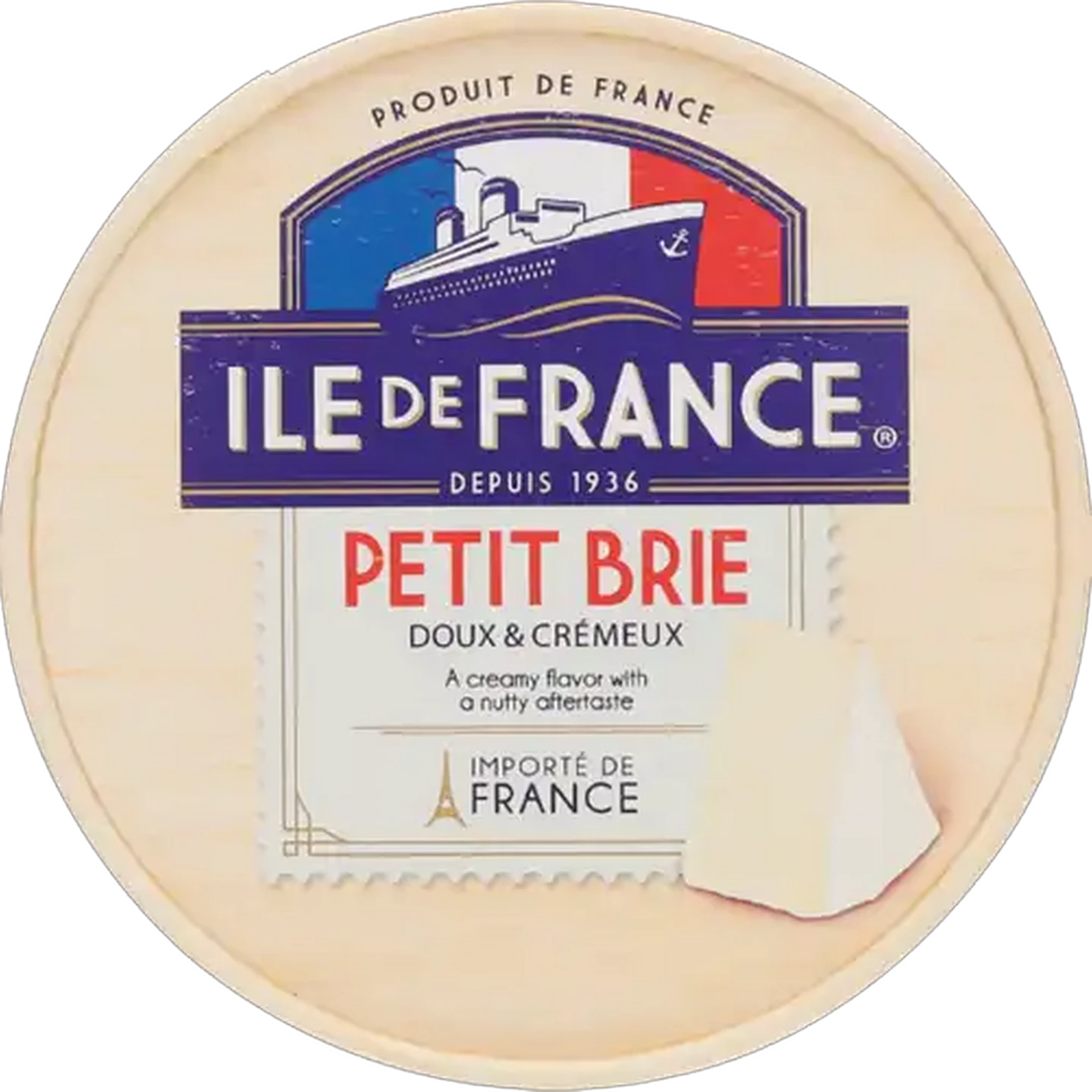 Image of Ile De France Petit Brie Cheese Box 125g