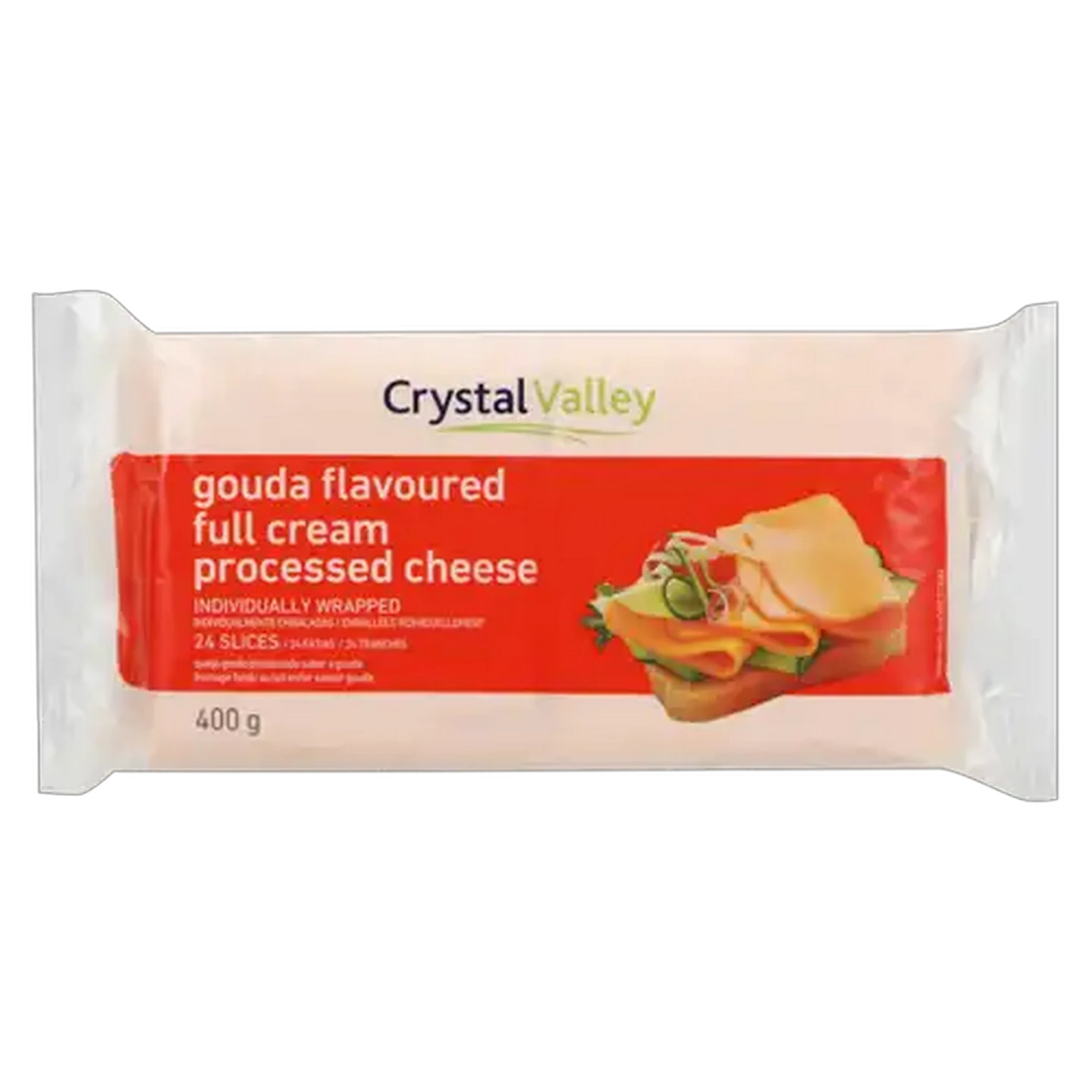 Image of Crystal Valley Gouda Flavoured Processed Cheese 400g
