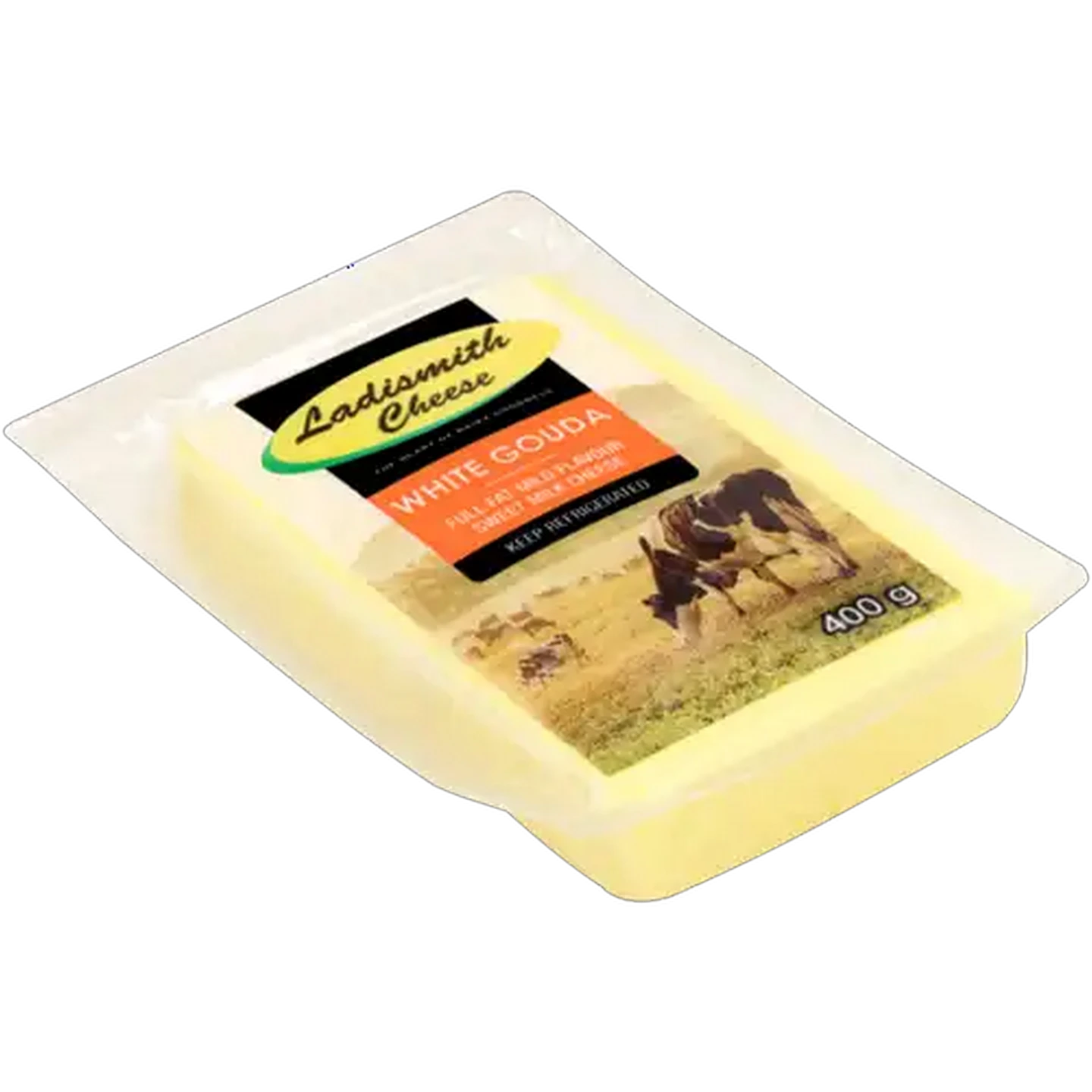 Image of Ladismith Full Fat White Gouda Cheese Pack 400g