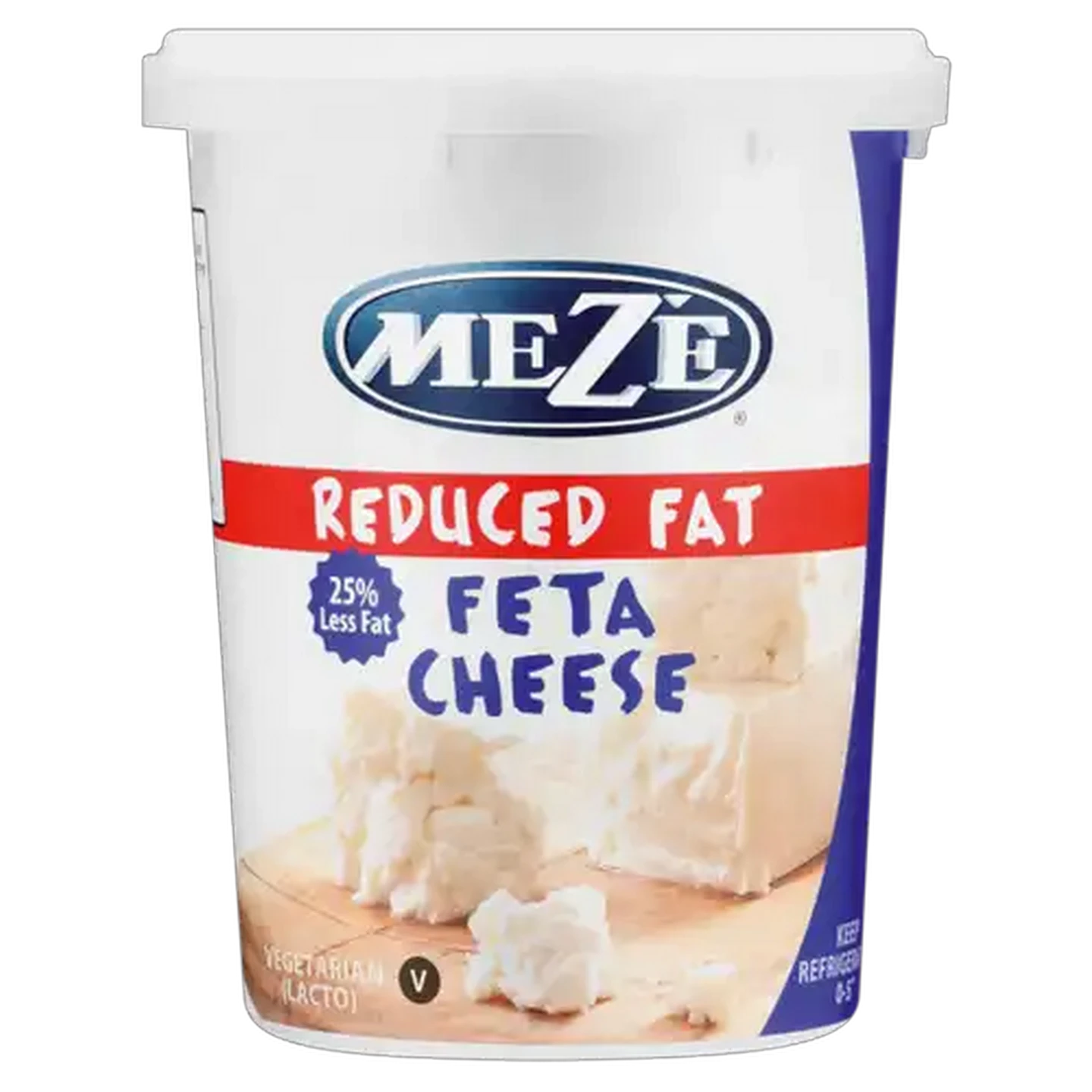 Image of Mezé Foods Reduced Fat Feta Cheese 350g
