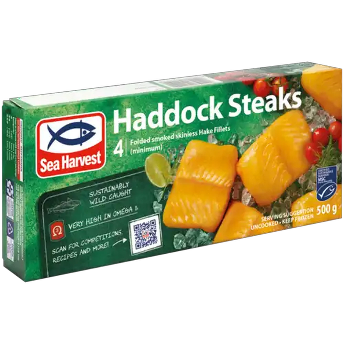 Image of Sea Harvest Frozen Haddock Steaks 500g