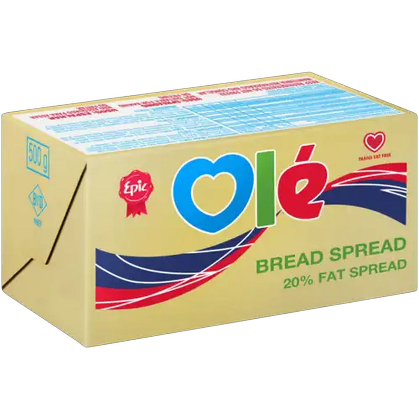 Image of Olé 20% Fat Bread Spread 500g