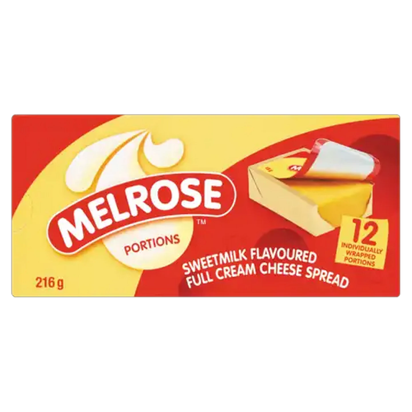 Image of Melrose Portions Sweetmilk Flavoured Full Cream Cheese Spread 12 x 18g