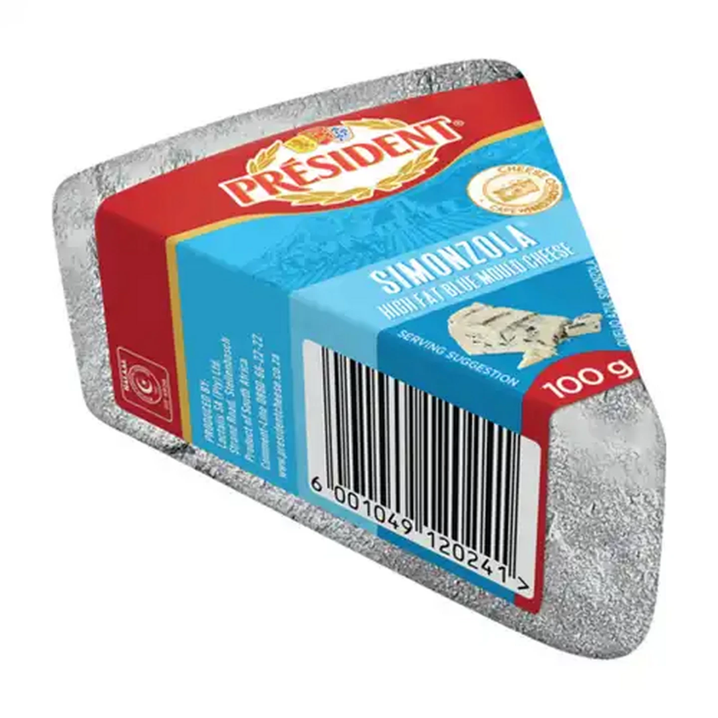 Image of Président Simonzola High Fat Blue Mould Cheese 100g