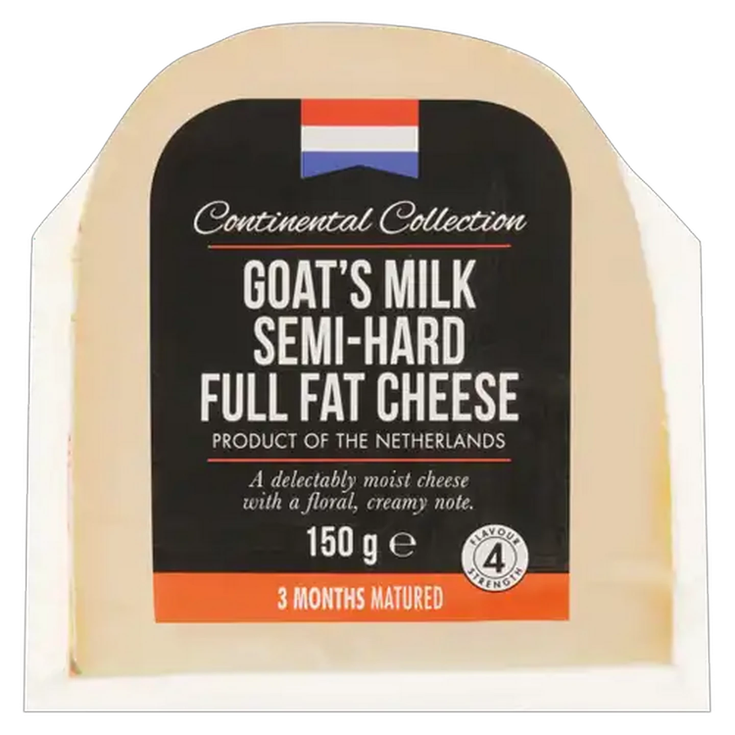 Image of Continental Collection Goat's Milk Semi-Hard Full Fat Cheese 150g
