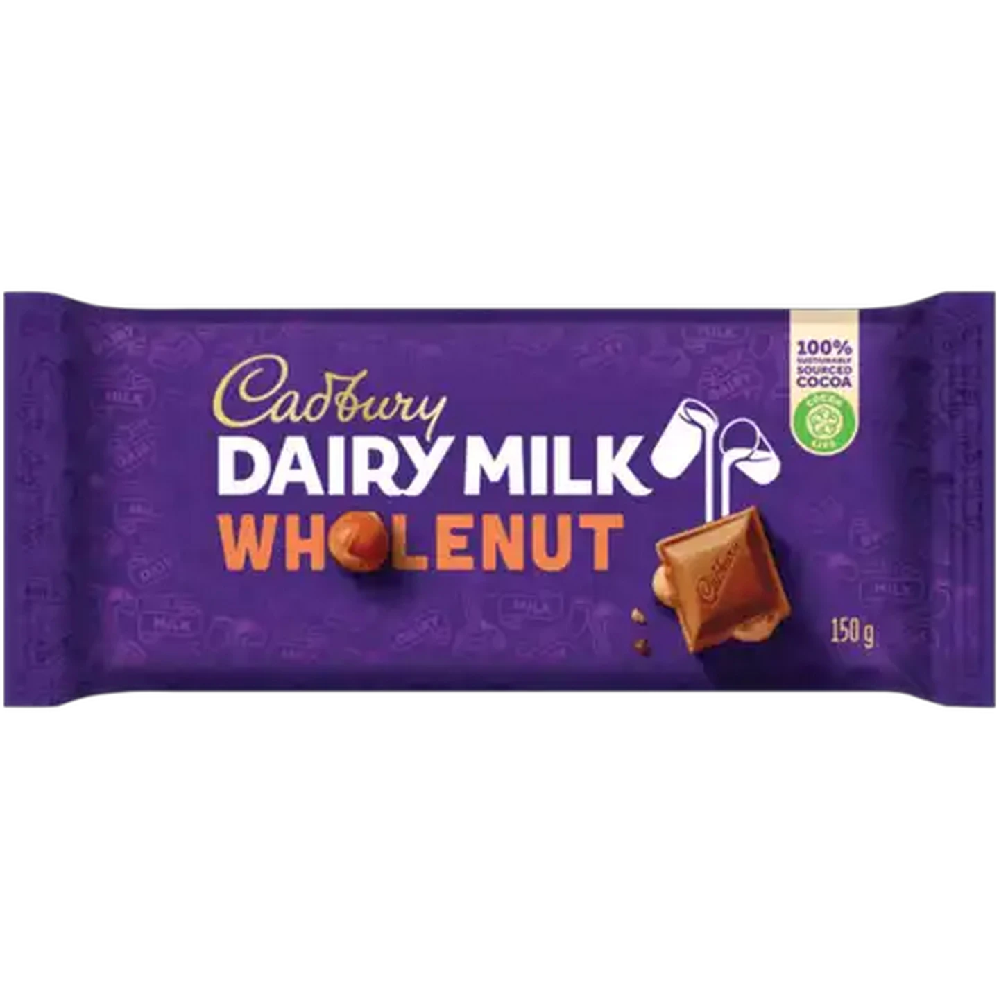 Image of Cadbury Dairy Milk Whole Nut Chocolate Slab 150g