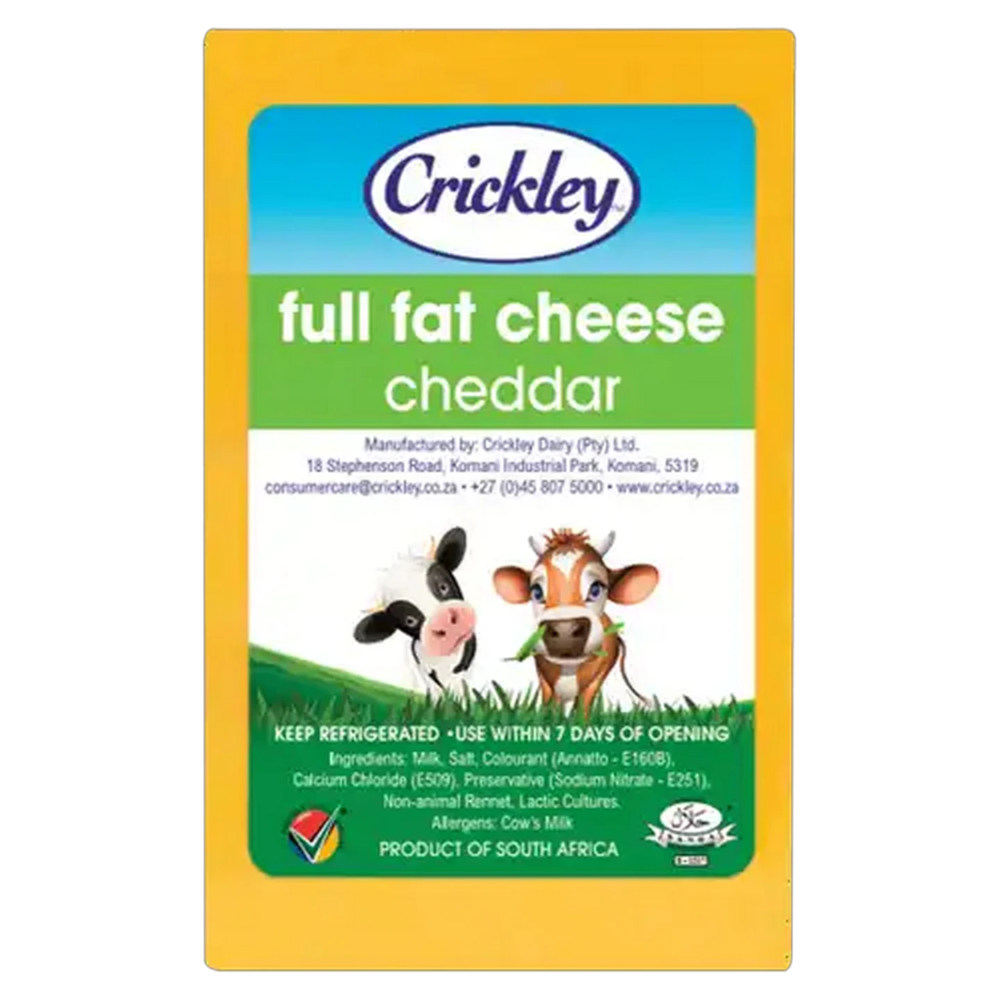 Image of Crickley Cheddar Cheese Pack Per kg