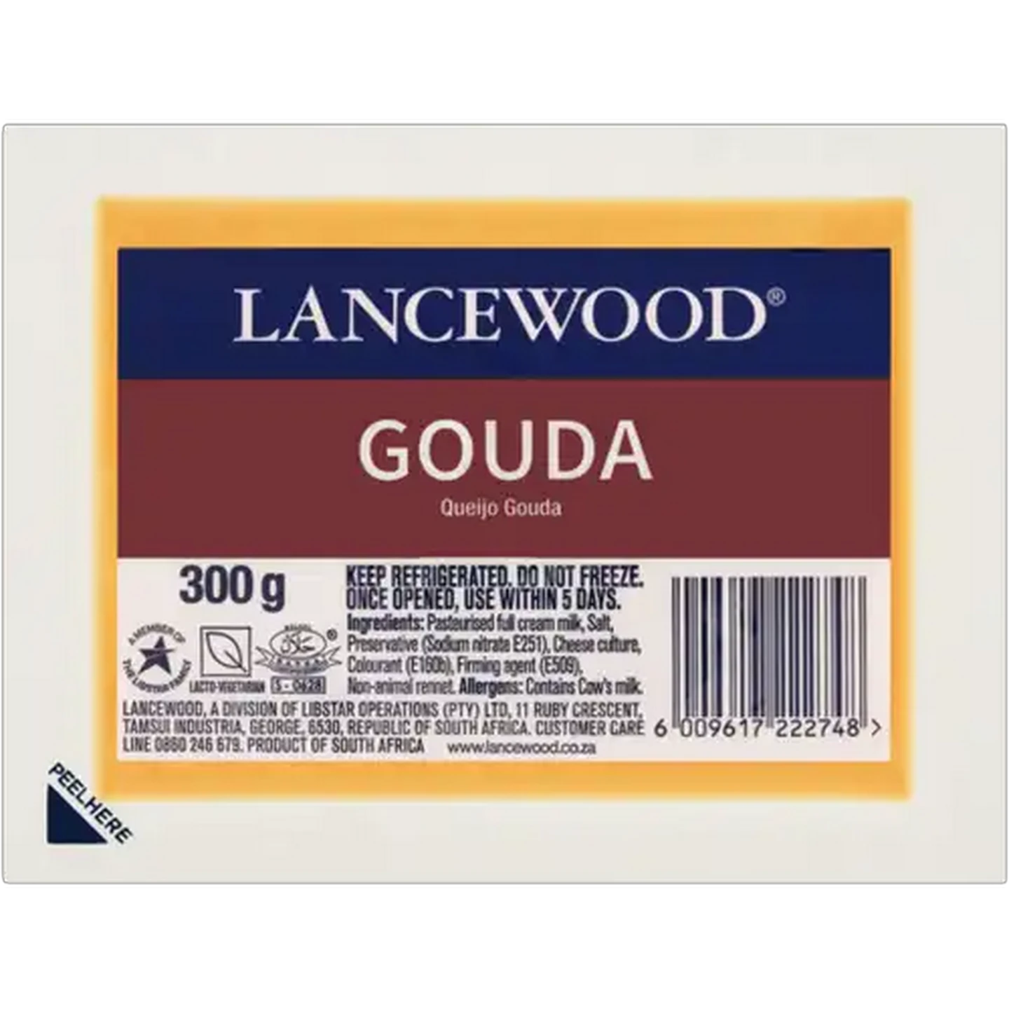 Image of LANCEWOOD Gouda Cheese 300g