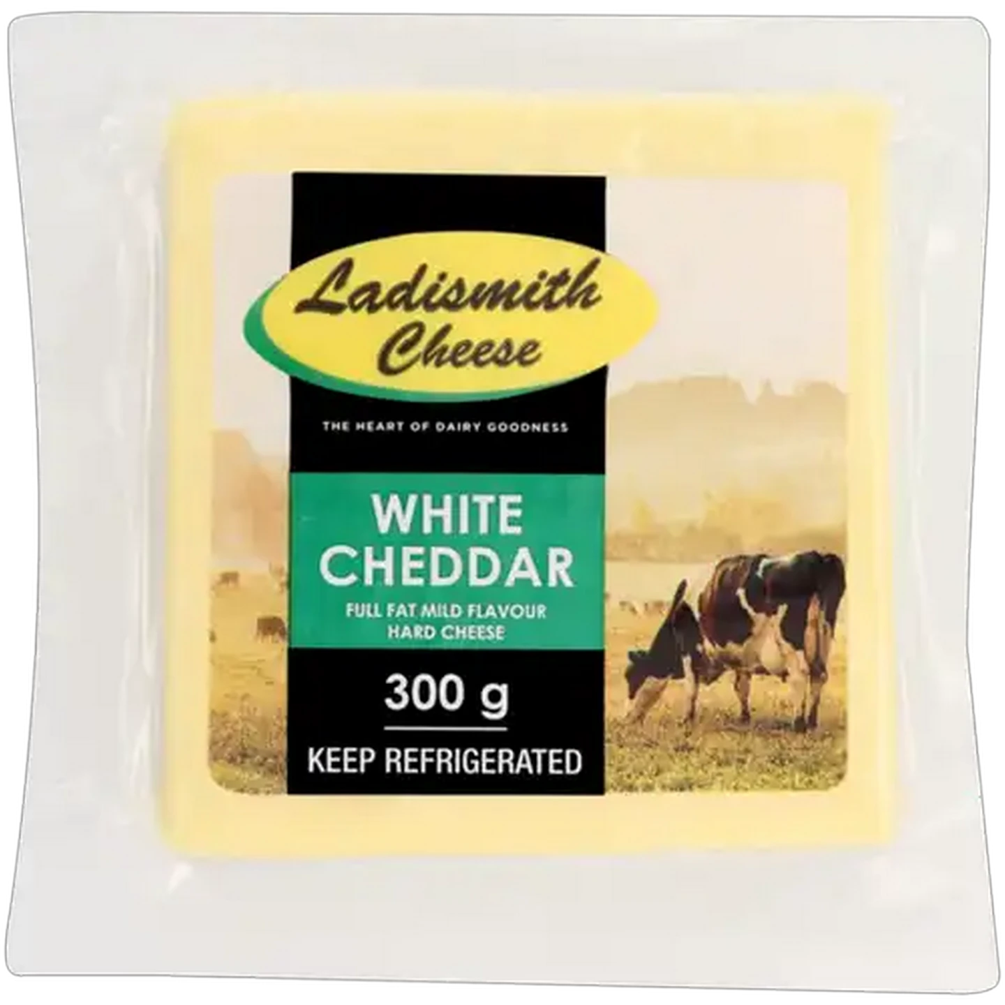Image of Ladismith Full Fat White Cheddar Cheese 300g