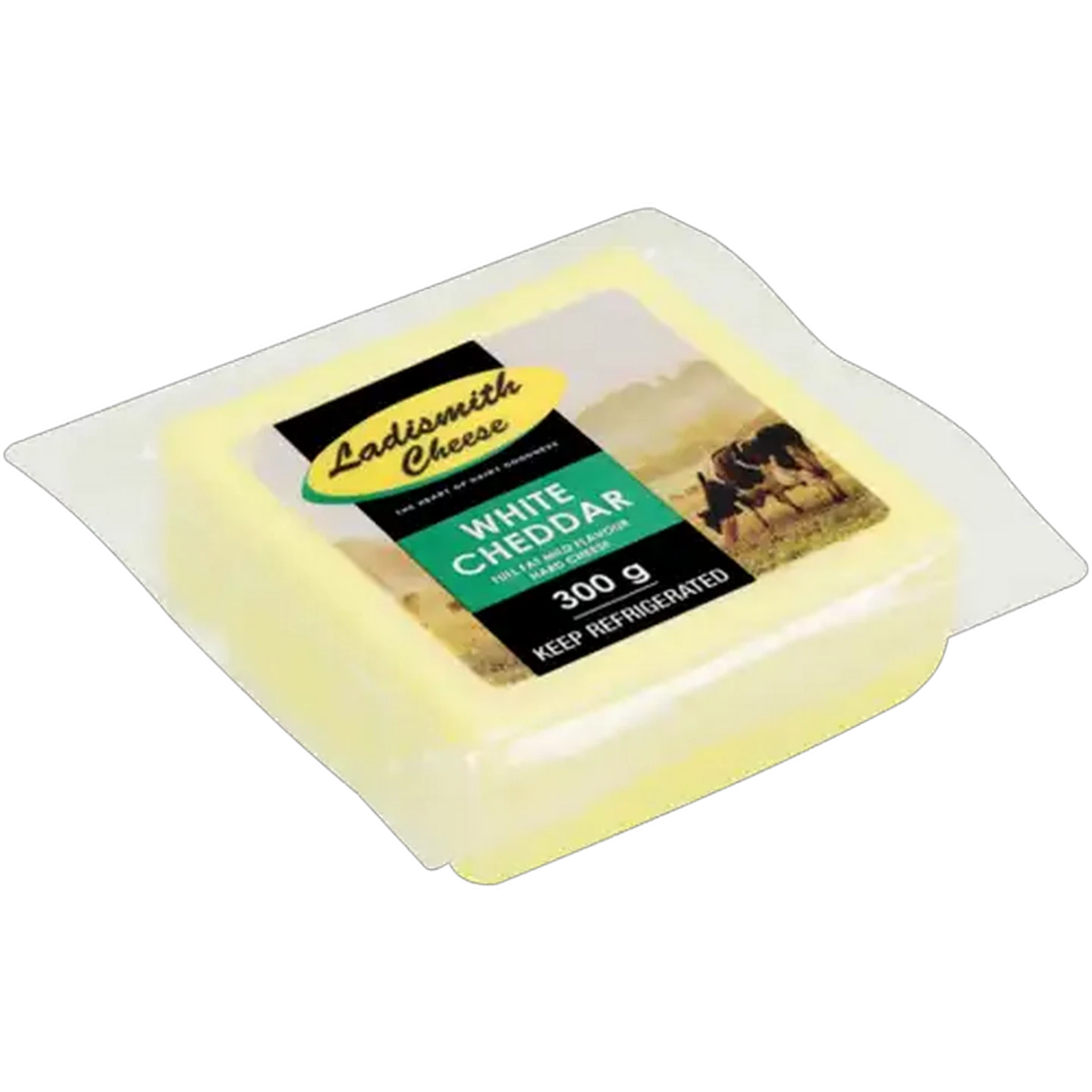 Image of Ladismith Full Fat White Cheddar Cheese 300g