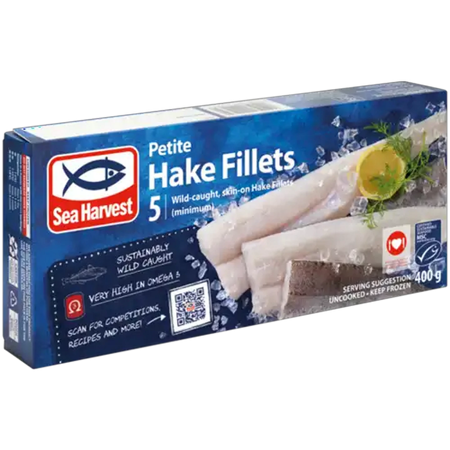 Image of Sea Harvest Frozen Petite Hake Fillets 400g