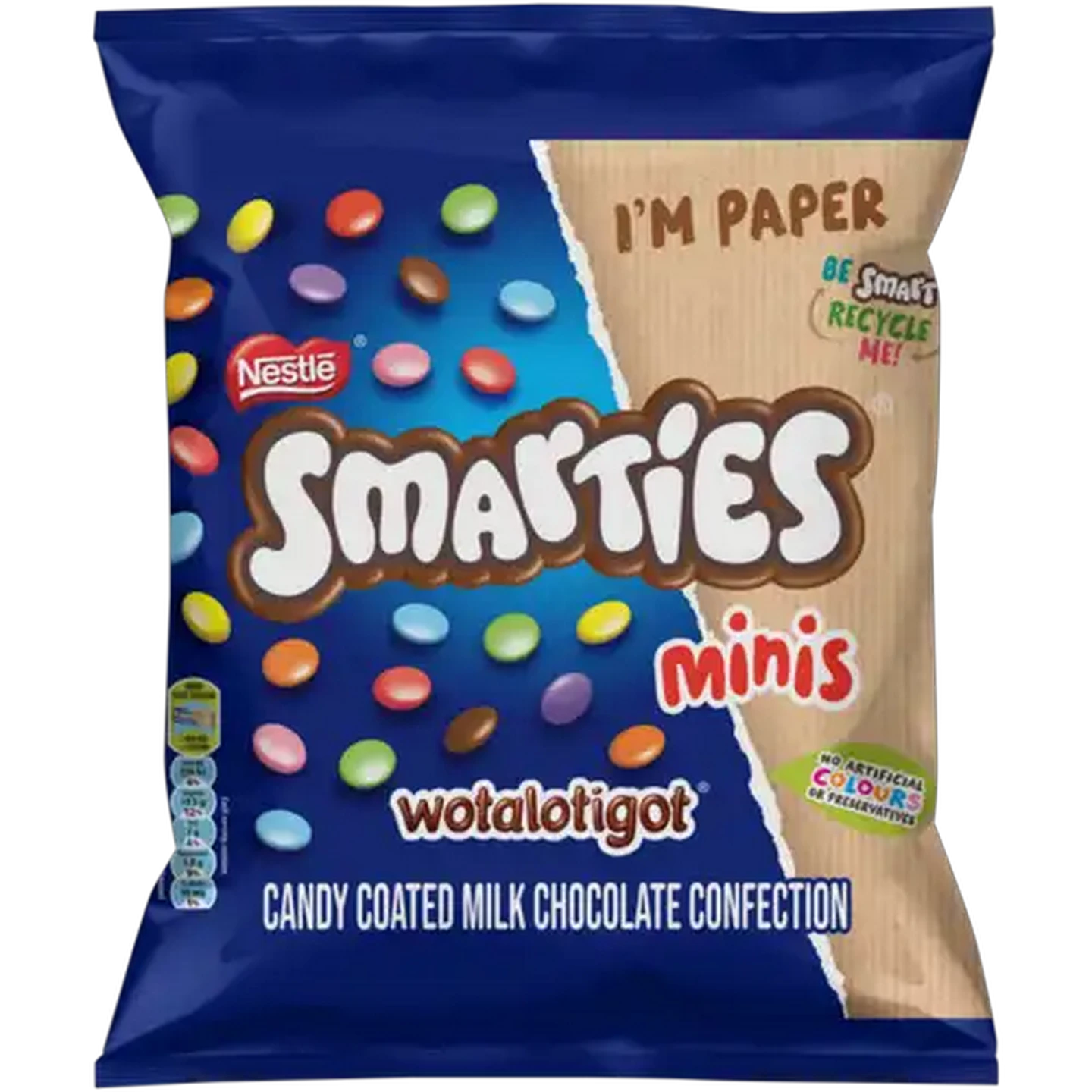 Image of Smarties Mini's Candy Coated Chocolate 135g