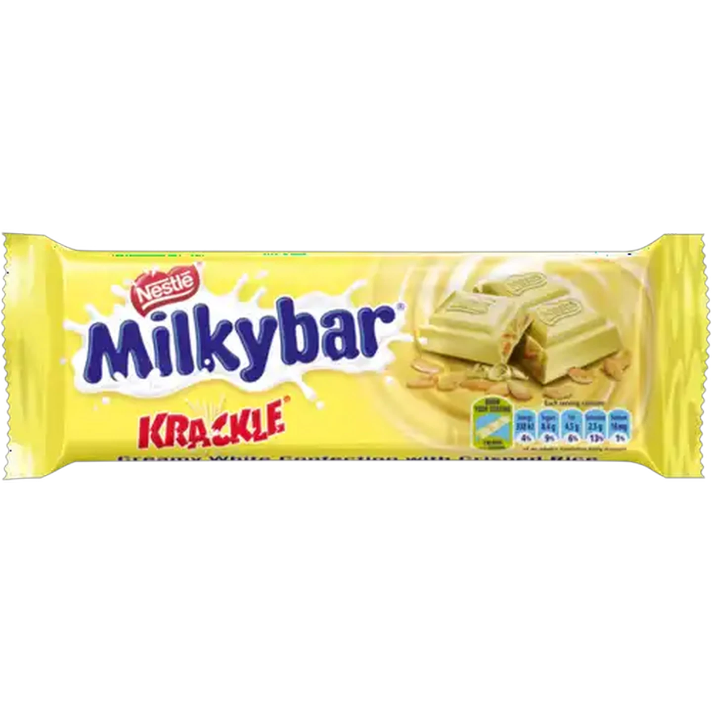 Image of Nestlé Milkybar Krackle White Chocolate Slab 150g