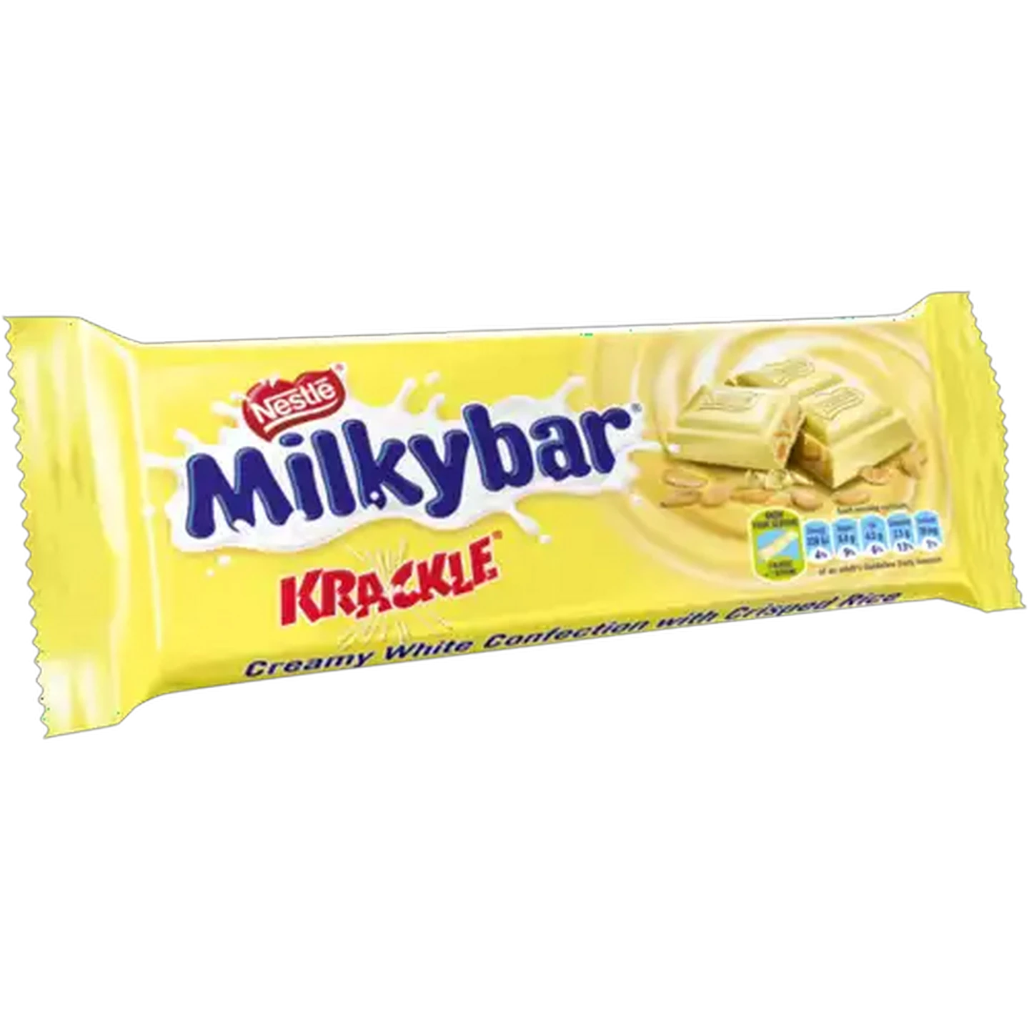 Image of Nestlé Milkybar Krackle White Chocolate Slab 150g