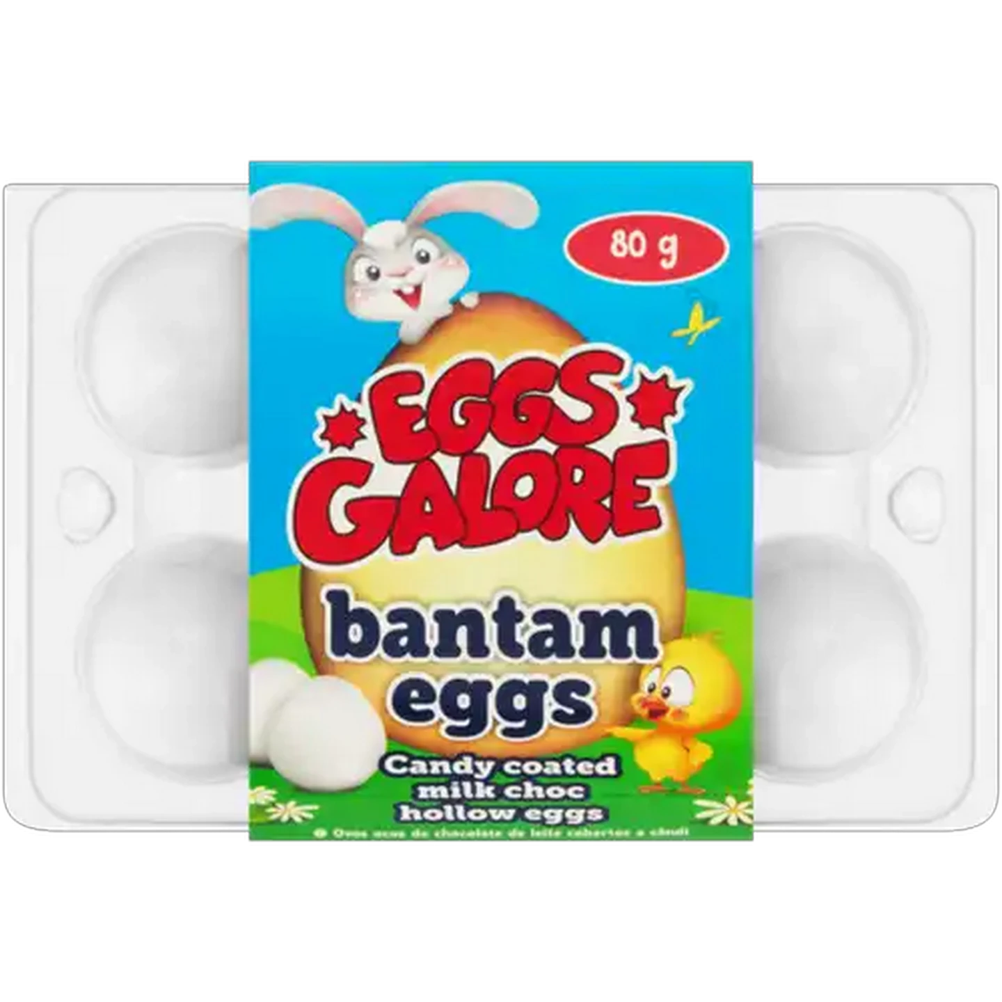 Image of Eggs Galore Candy Coated Hollow Bantam Eggs 6-Pack