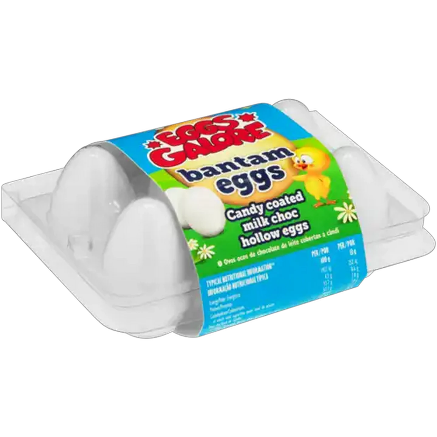 Image of Eggs Galore Candy Coated Hollow Bantam Eggs 6-Pack