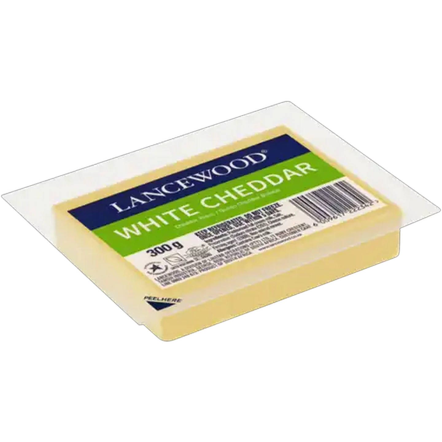 Image of LANCEWOOD White Cheddar Cheese Pack 300g