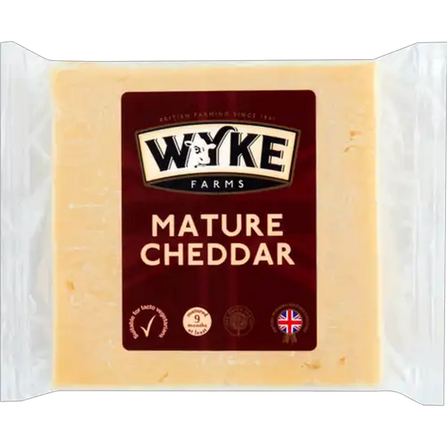 Image of Wyke Farms Rich & Creamy Mature Cheddar Cheese Pack 200g