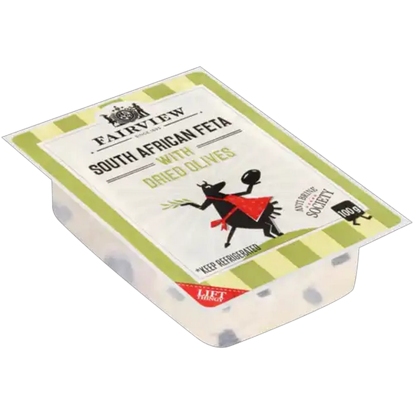 Image of Fairview Feta Cheese With Dried Olives 100g