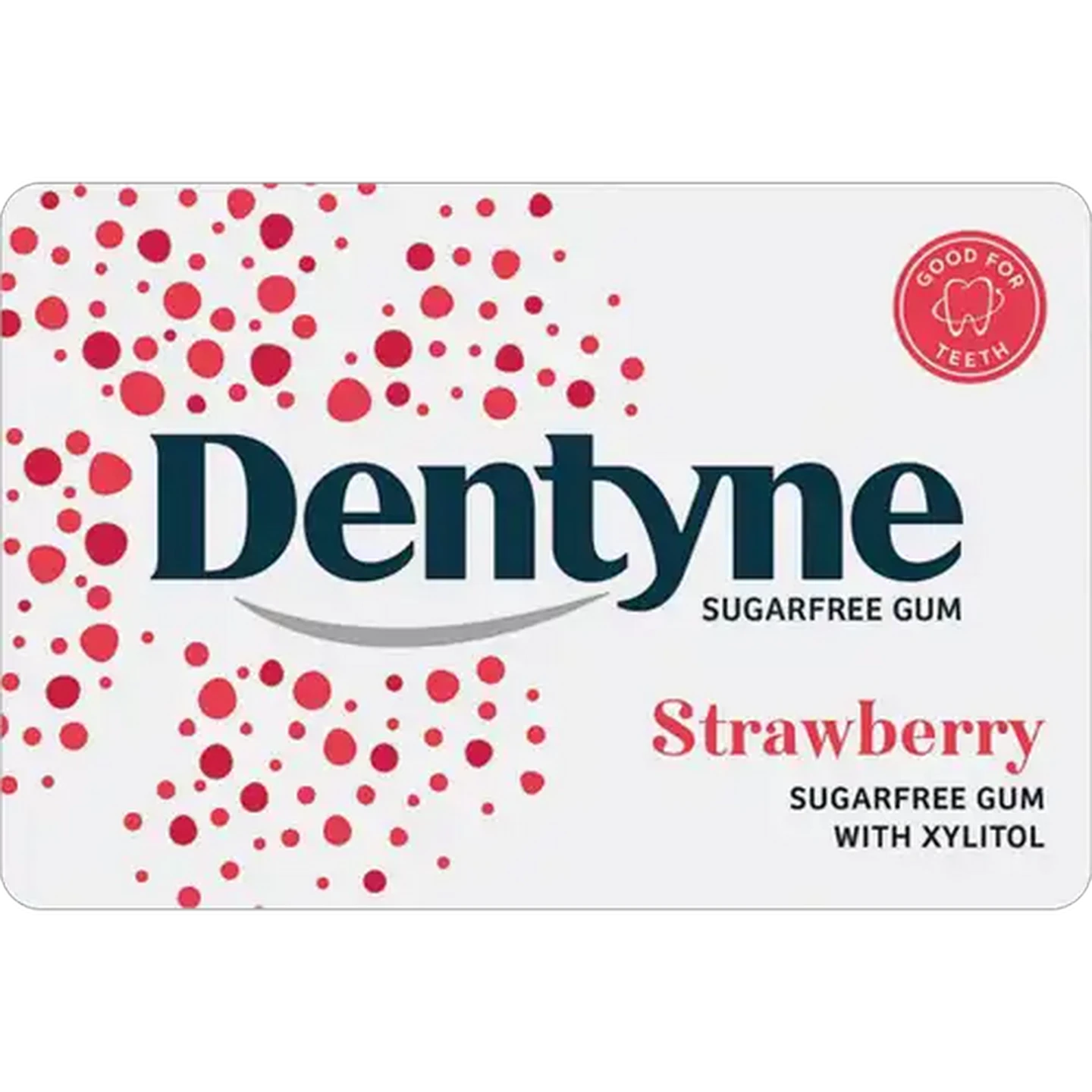 Image of Dentyne Strawberry Flavoured Sugarfree Gum 10 Pack