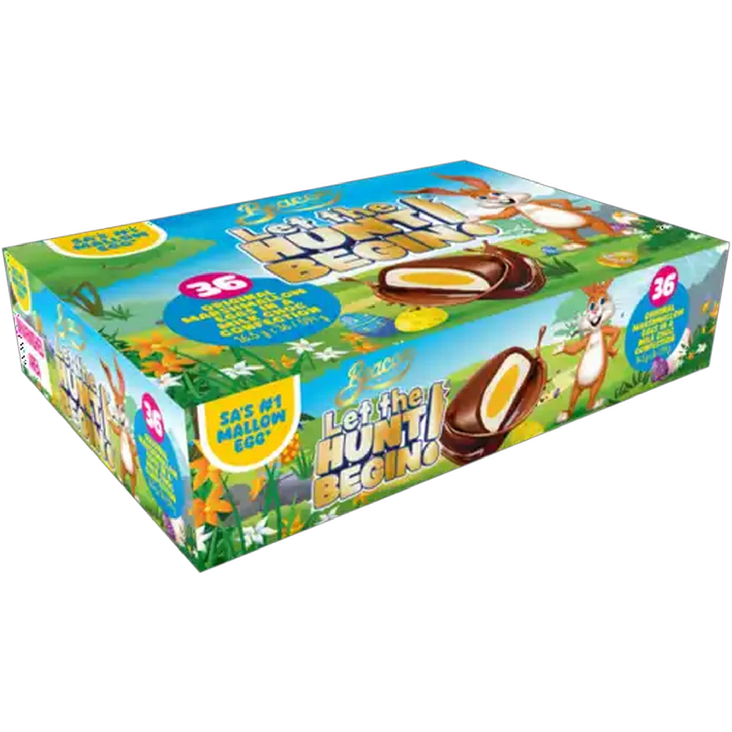 Image of Beacon Milk Chocolate Marshmallow Eggs 36 x 16.5g