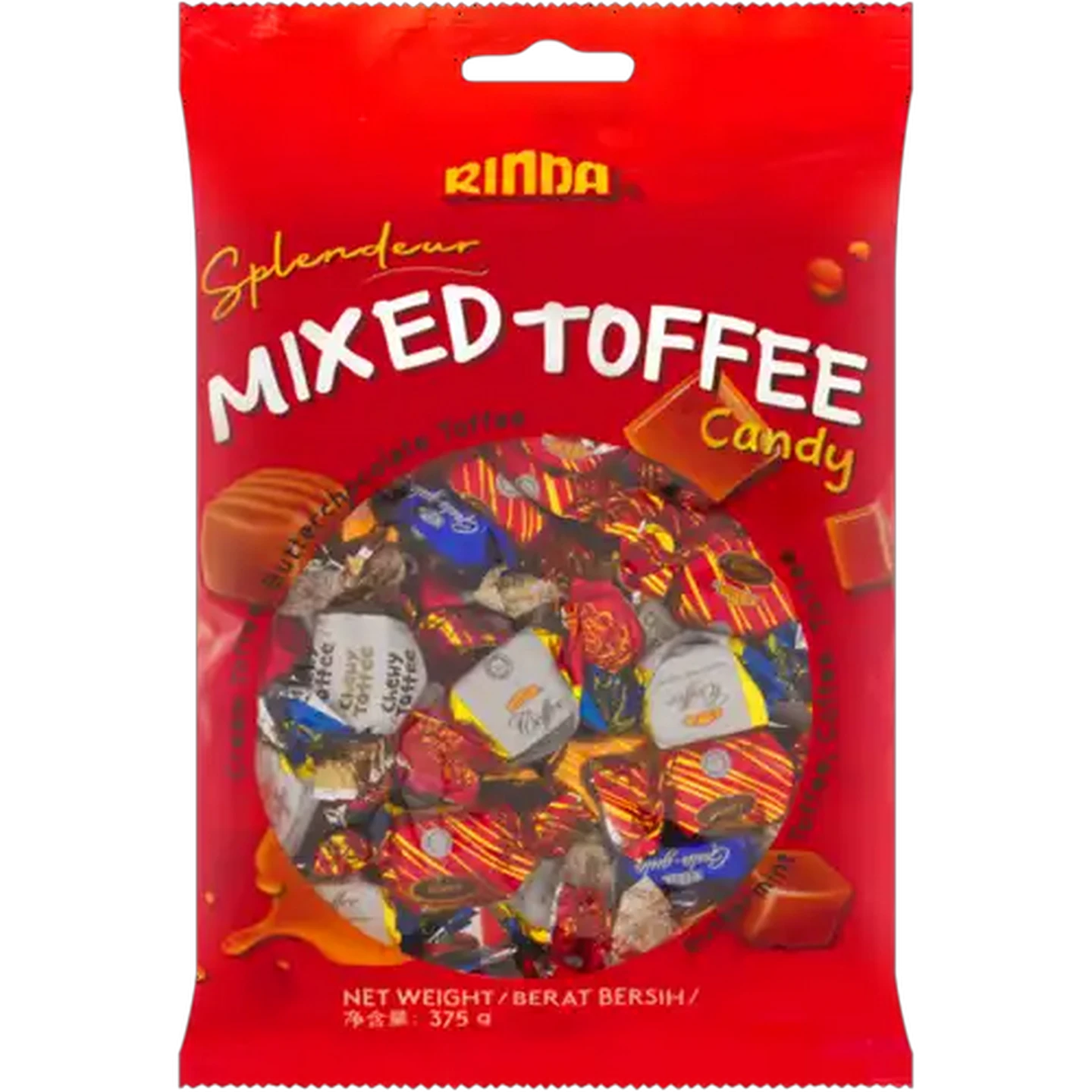 Image of Rinda Splendeur Mixed Toffee Candy 375g