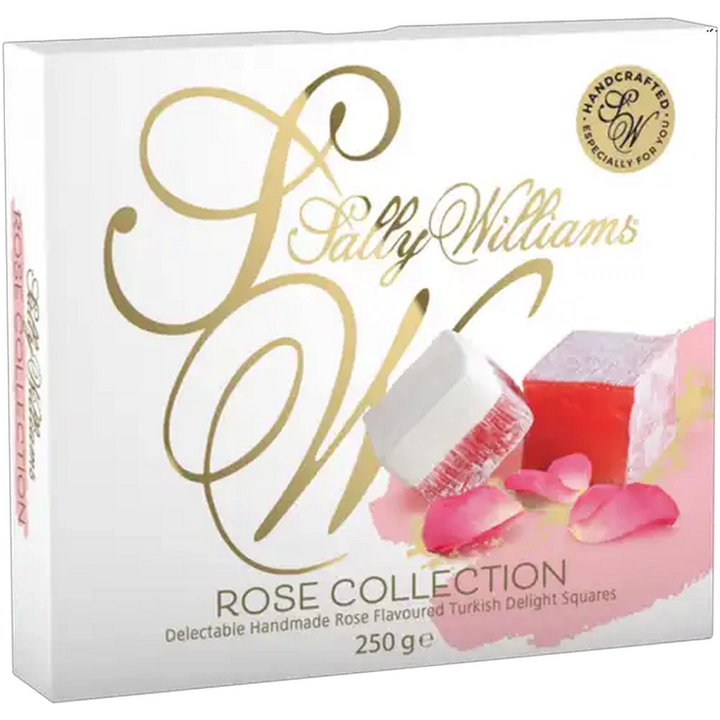 Image of Sally Williams Rose Turkish Delight Gift Box 250g