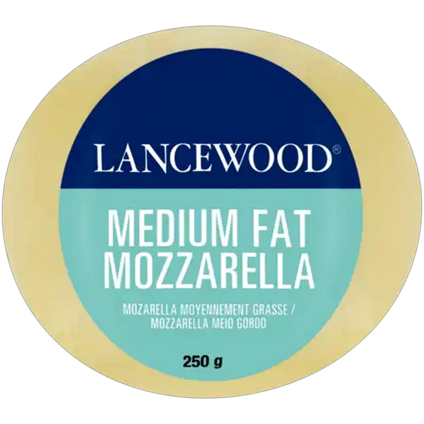 Image of LANCEWOOD Medium Fat Mozzarella Cheese 250g