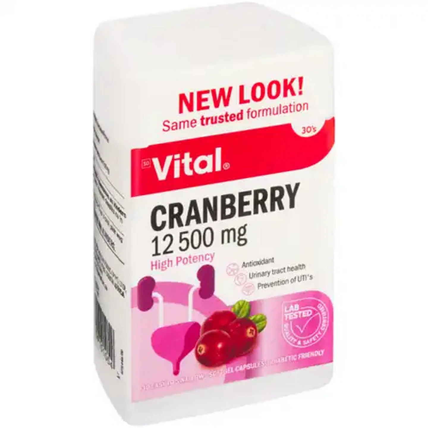 Image of Vital Cranberry Softgel Capsules 30 Pack